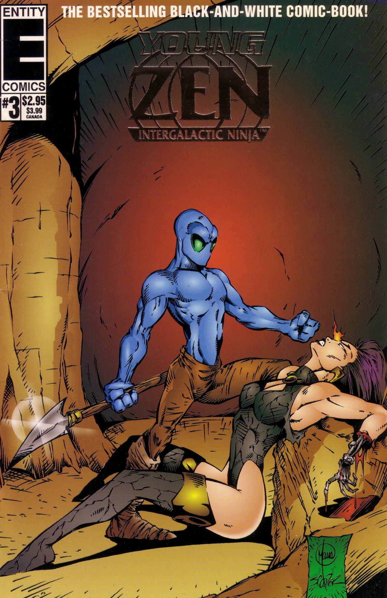 Read online Young Zen Intergalactic Ninja comic -  Issue #3 - 1