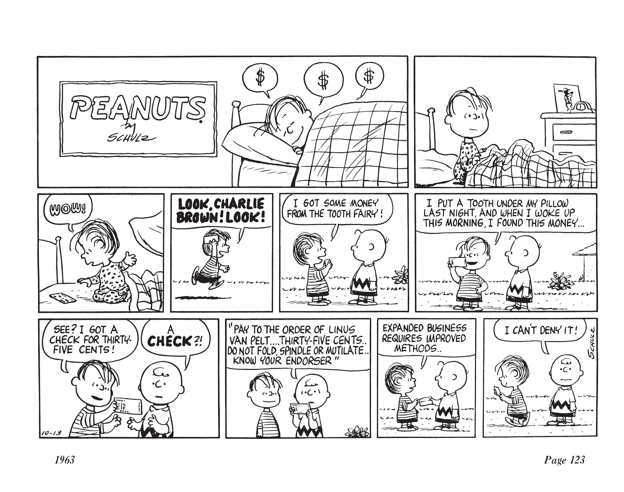 Read online The Complete Peanuts comic -  Issue # TPB 7 - 134