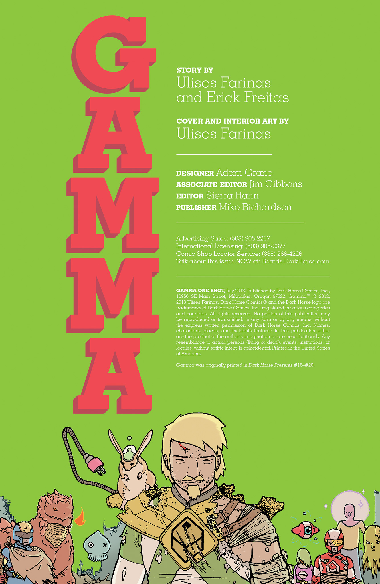 Read online Gamma (2013) comic -  Issue # Full - 2