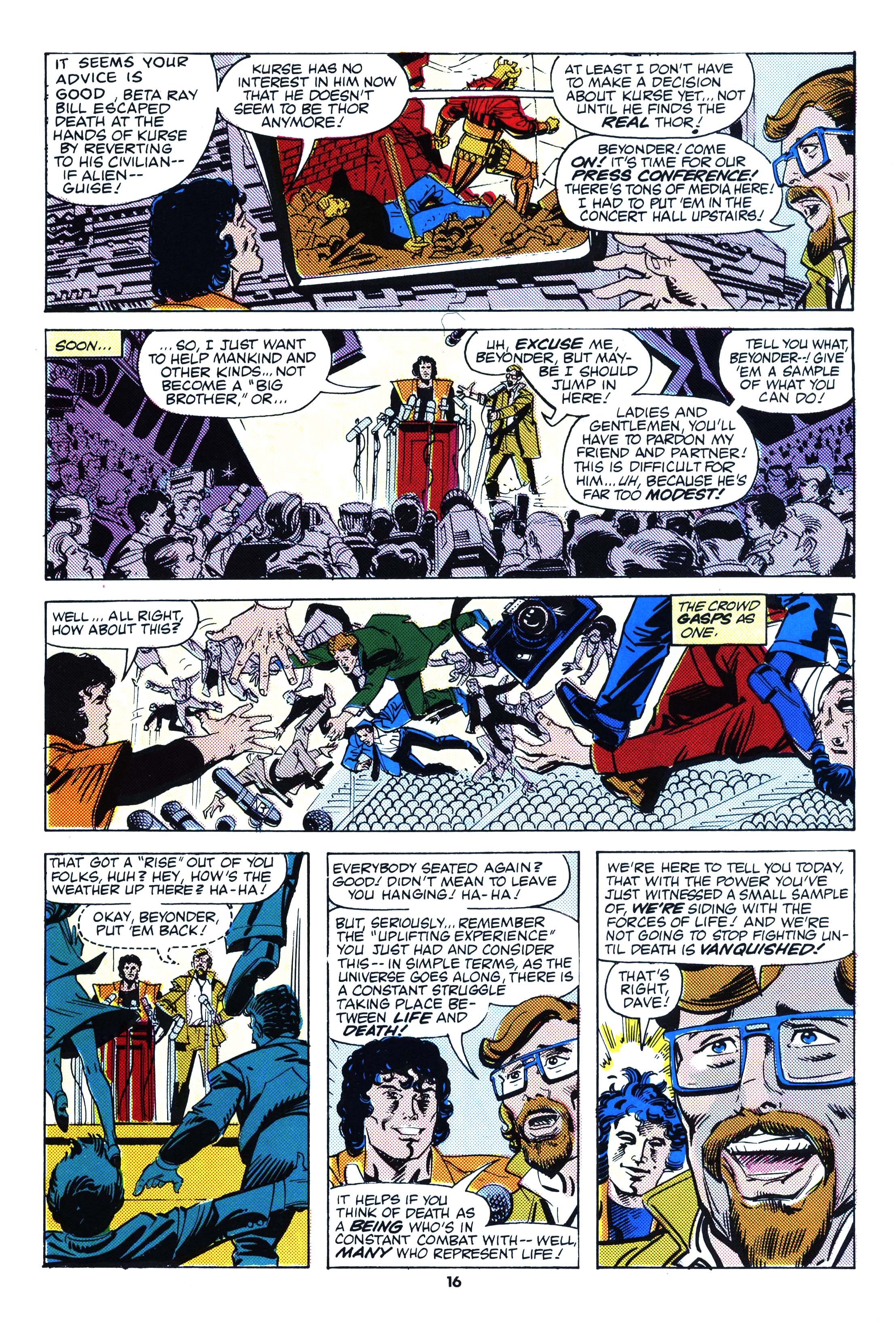 Read online Secret Wars (1985) comic -  Issue #64 - 16