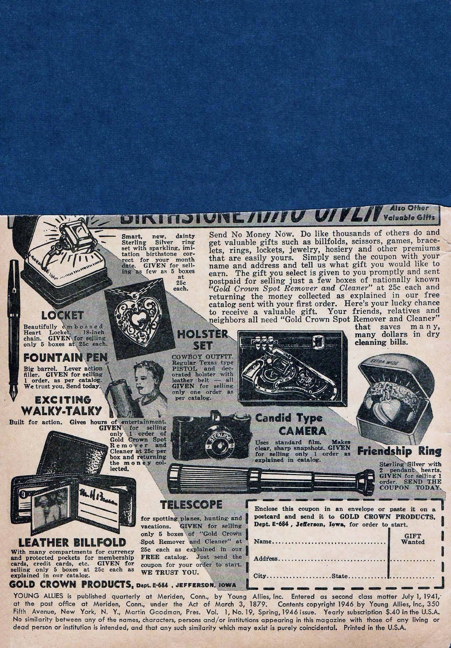 Read online Young Allies Comics comic -  Issue #19 - 2