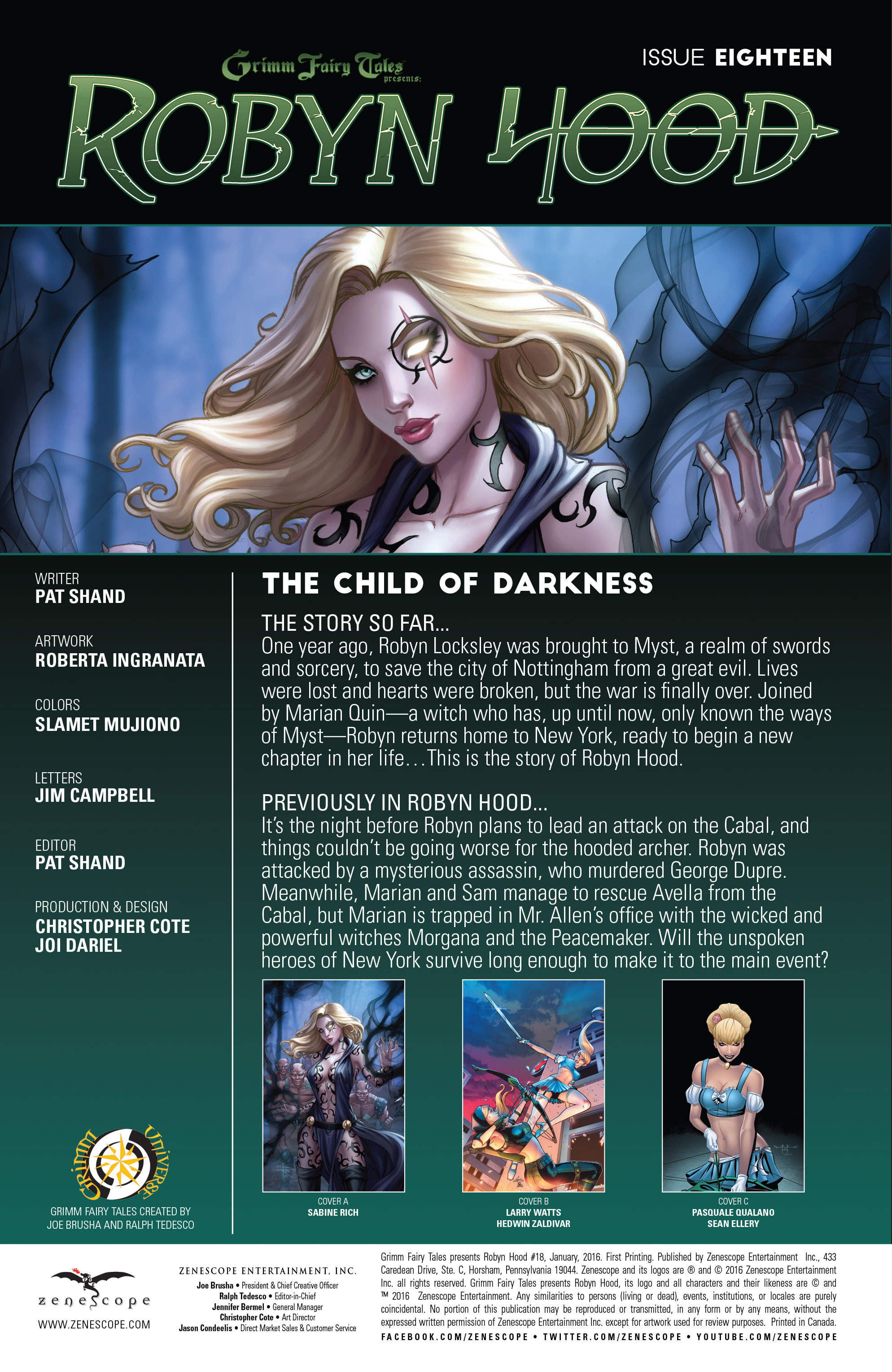 Read online Grimm Fairy Tales presents Robyn Hood (2014) comic -  Issue #18 - 2