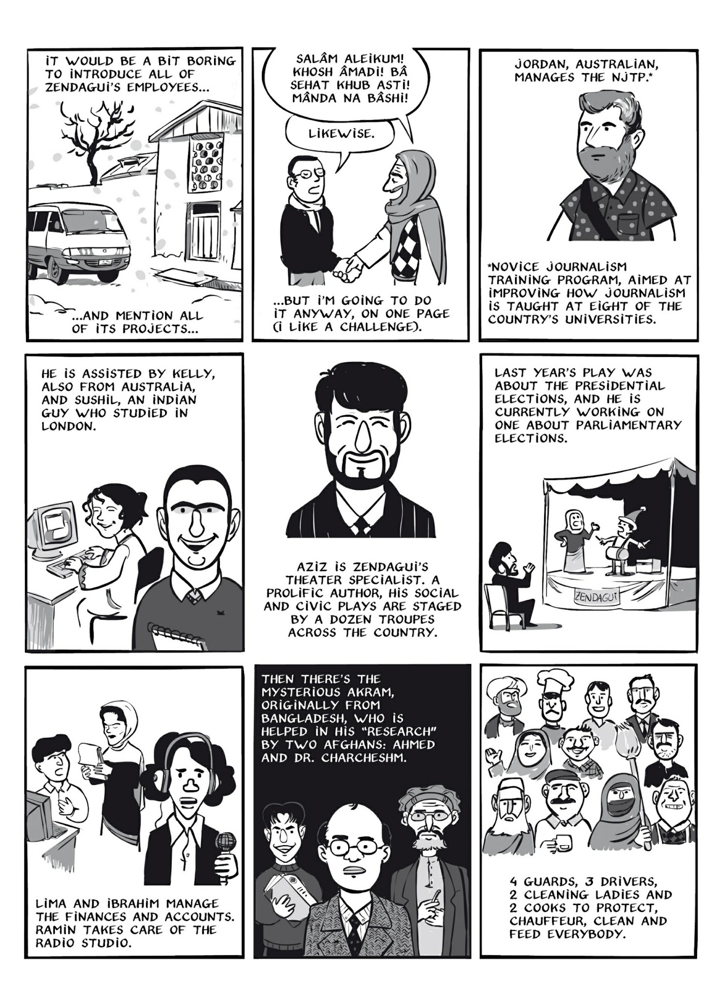 Read online Kabul Disco: How I Managed Not to be Abducted in Afghanistan comic -  Issue # TPB - 32