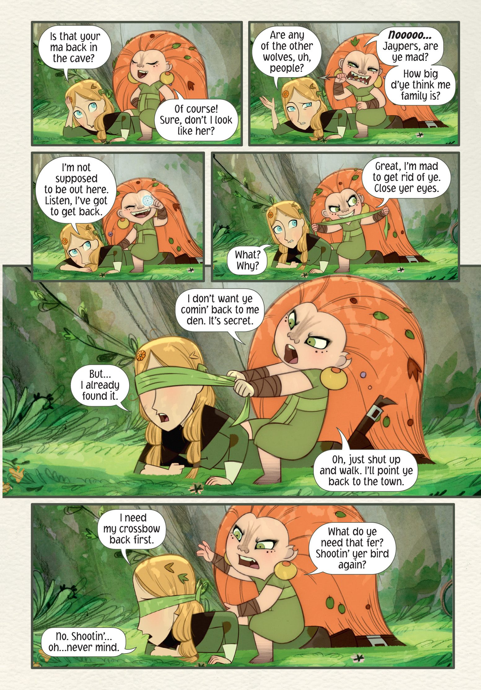 Read online Wolfwalkers: The Graphic Novel comic -  Issue # TPB (Part 2) - 2