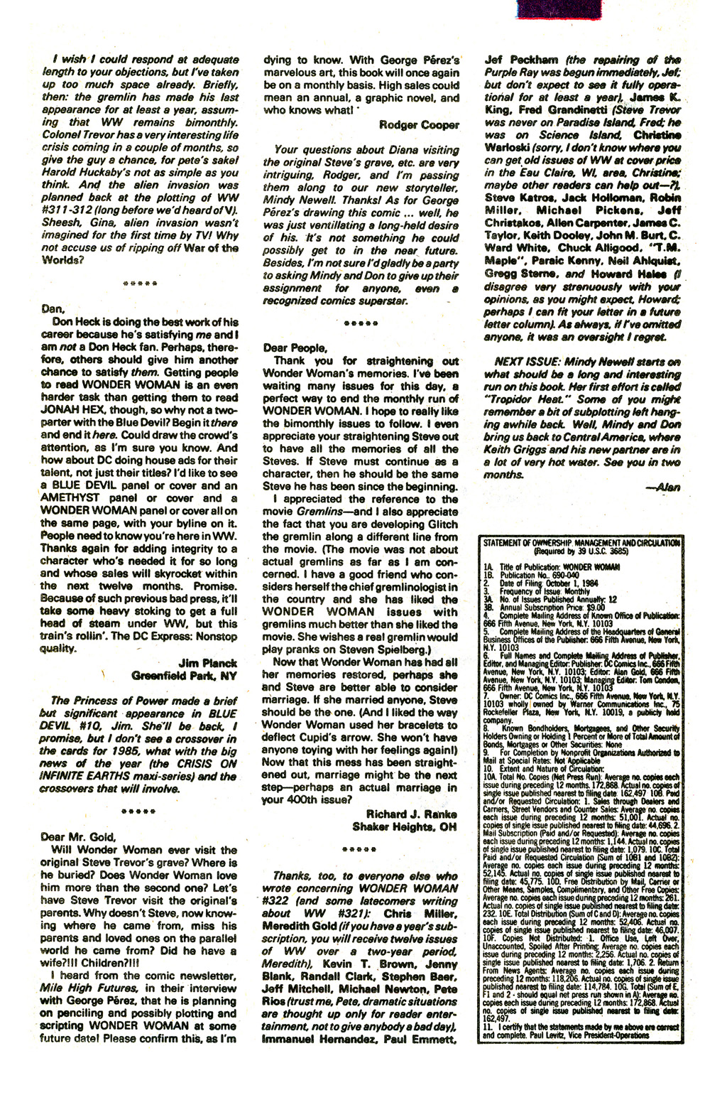 Read online Wonder Woman (1942) comic -  Issue #325 - 33