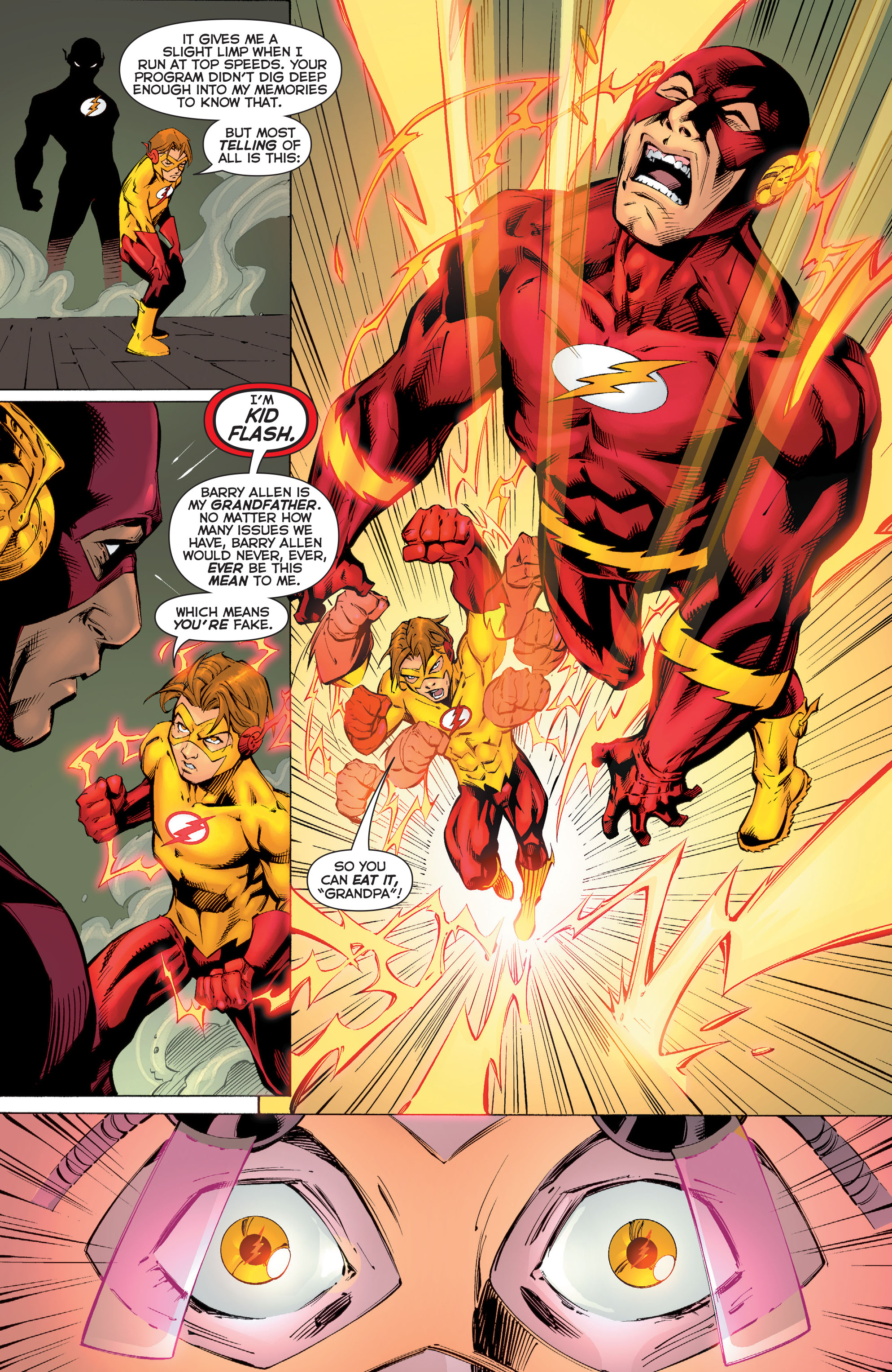 Read online Flashpoint: Kid Flash Lost comic -  Issue #1 - 8