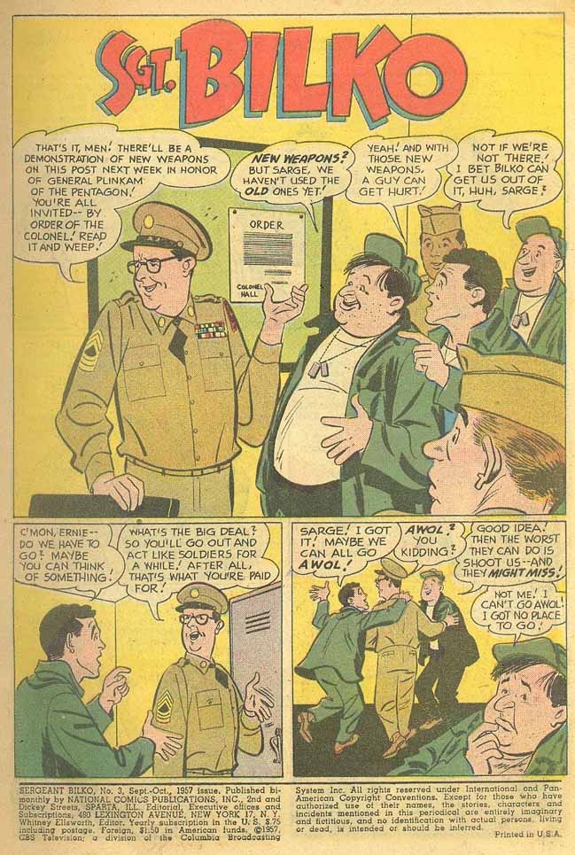 Read online Sergeant Bilko comic -  Issue #3 - 3
