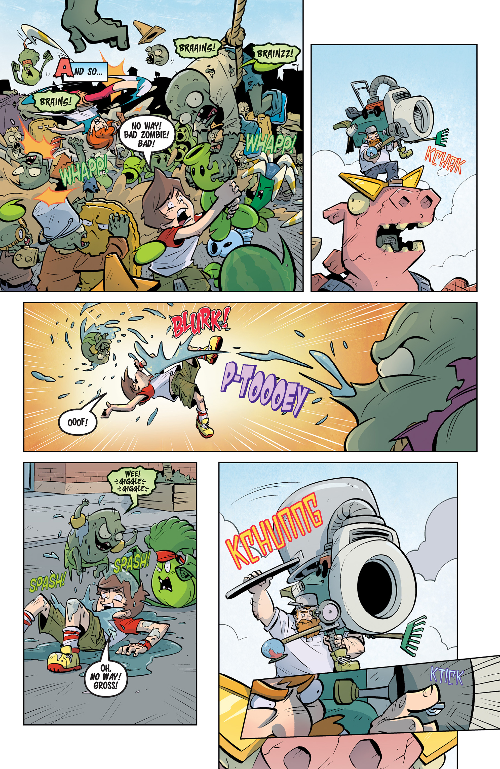 Read online Plants vs. Zombies: Petal to the Metal comic -  Issue #9 - 23