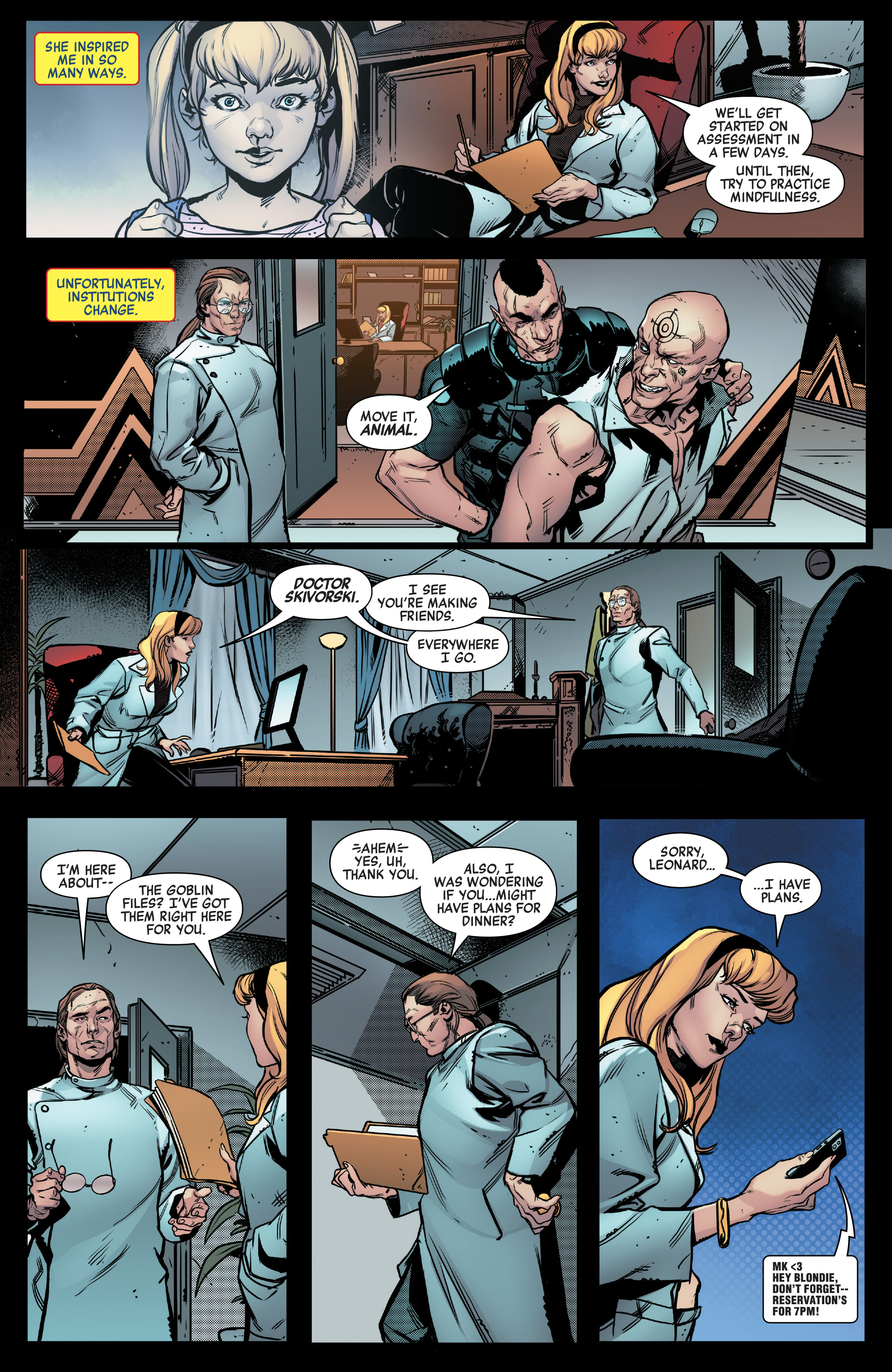 Read online Heroes Reborn: One-Shots comic -  Issue # Night-Gwen - 6