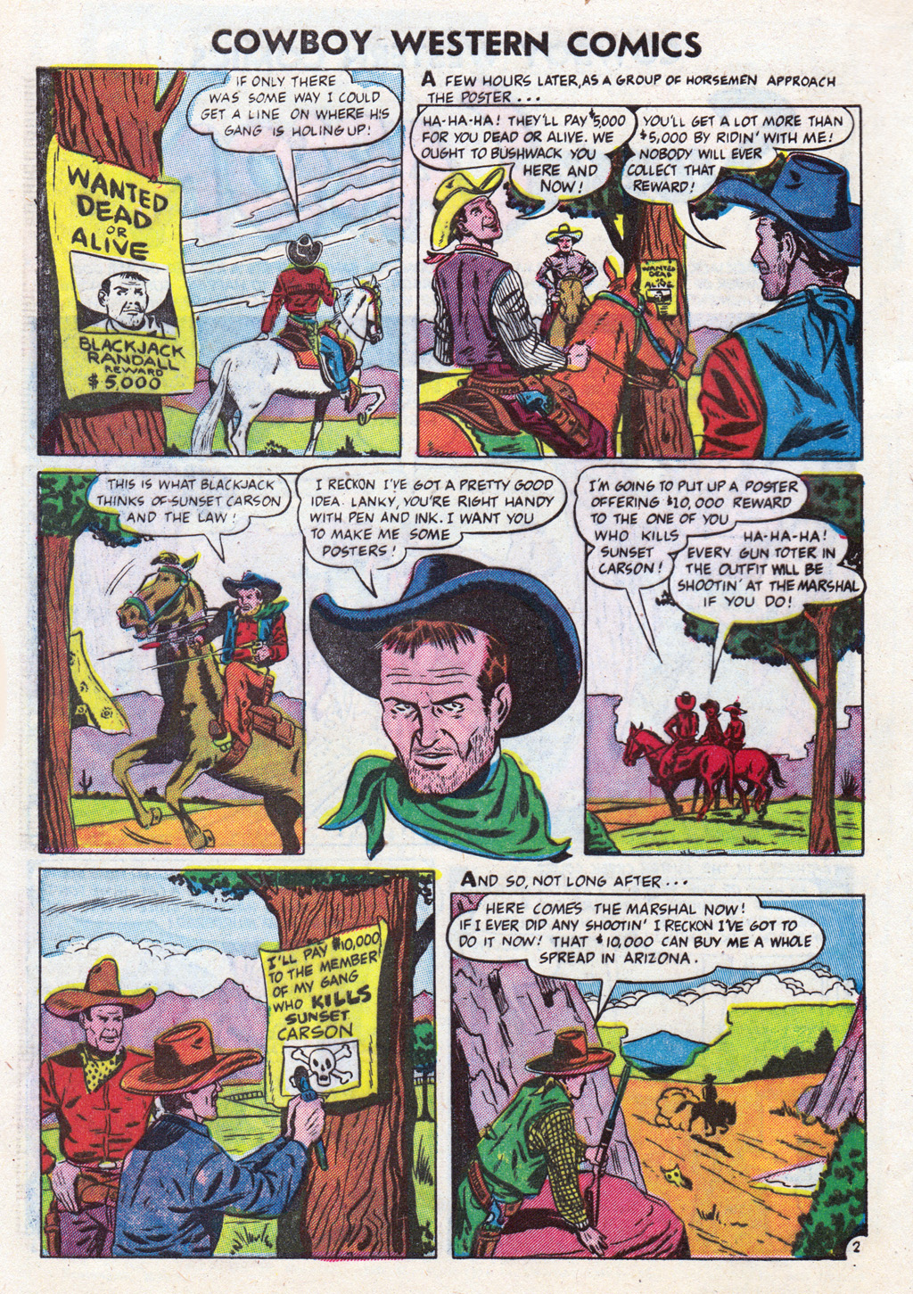 Read online Cowboy Western Comics (1948) comic -  Issue #36 - 4