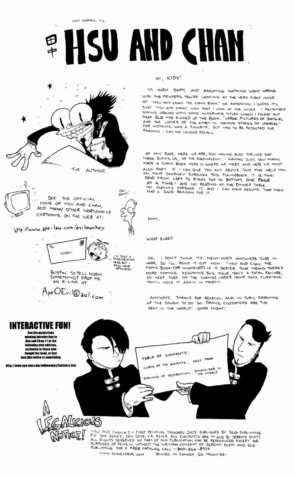 Hsu and Chan issue 1 - Page 2