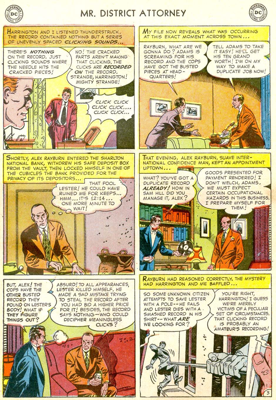 Read online Mr. District Attorney comic -  Issue #28 - 33