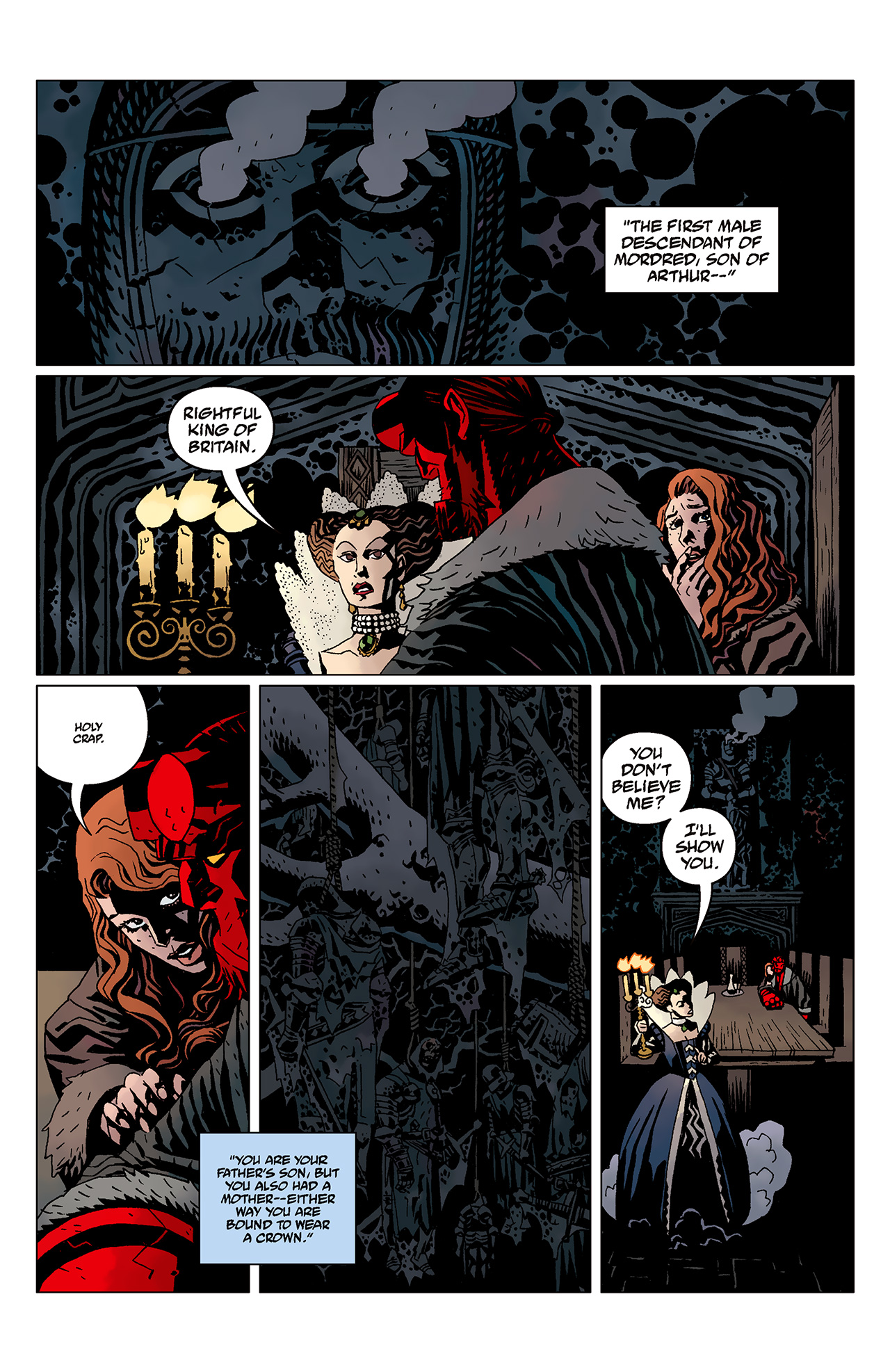 Read online Hellboy: The Wild Hunt comic -  Issue #6 - 9