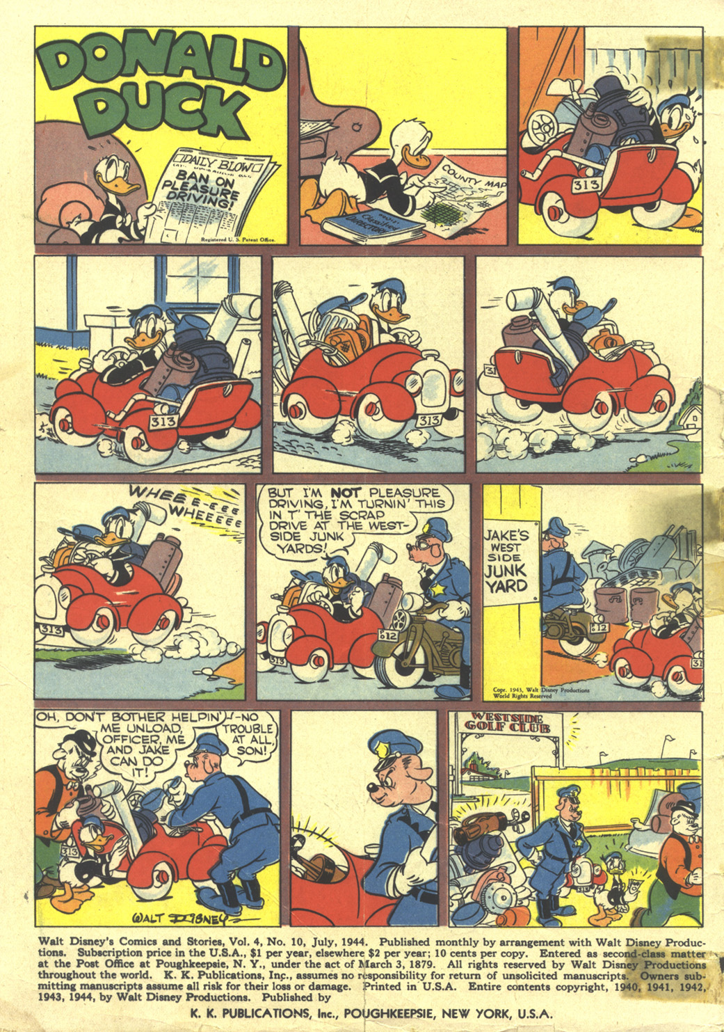 Read online Walt Disney's Comics and Stories comic -  Issue #46 - 2