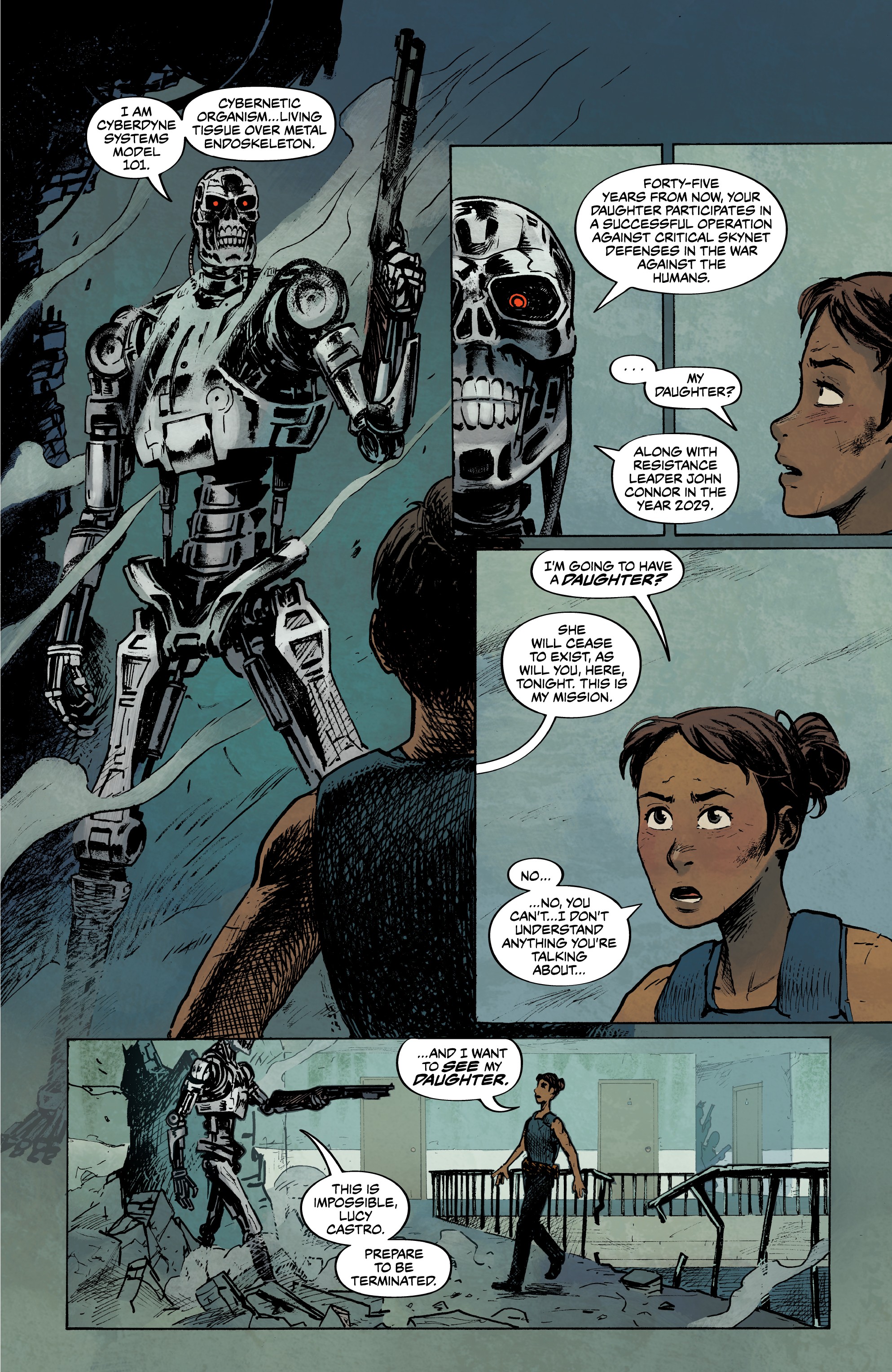 Read online The Terminator: Sector War comic -  Issue #3 - 16