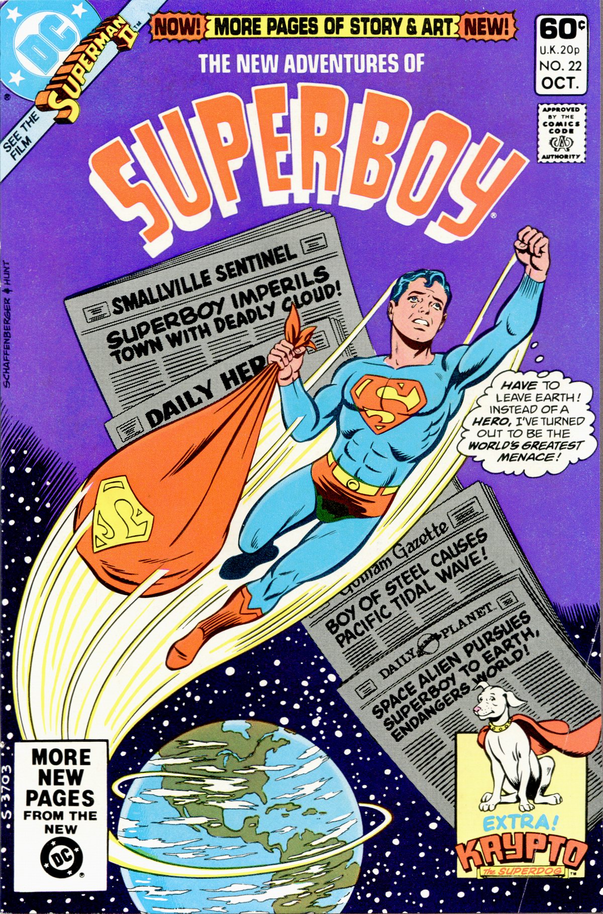 Read online The New Adventures of Superboy comic -  Issue #22 - 1