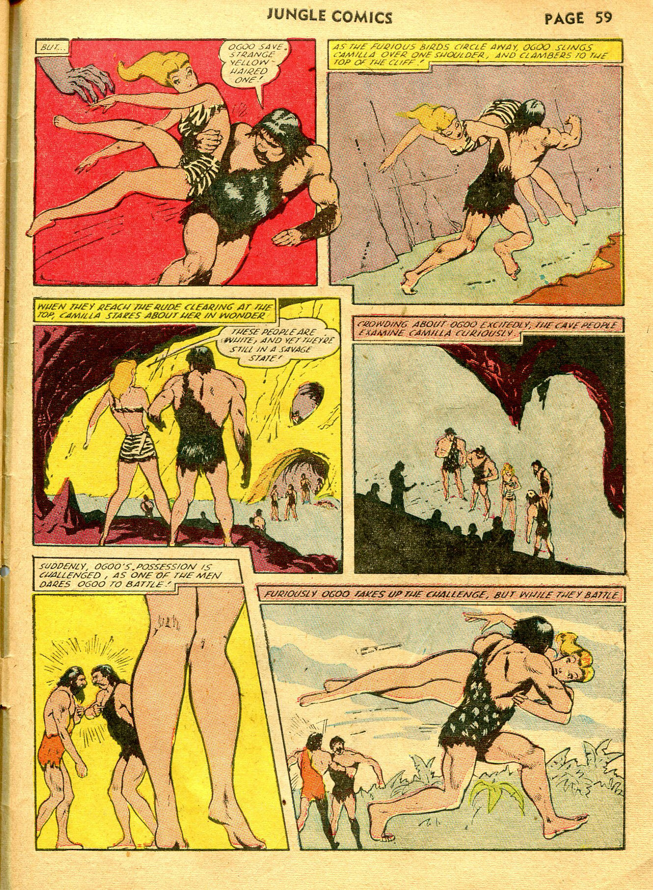Read online Jungle Comics comic -  Issue #33 - 61