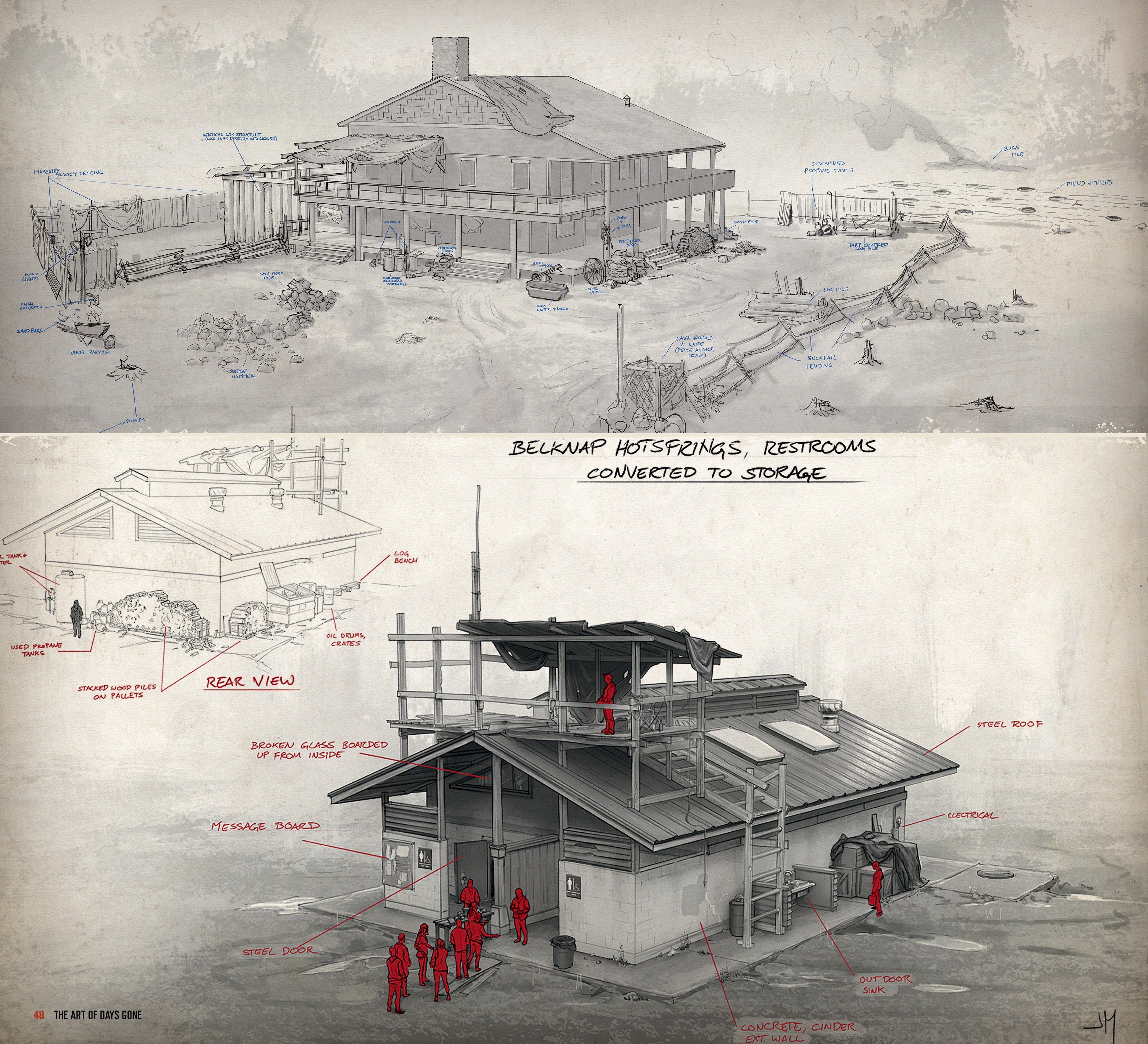 Read online The Art of Days Gone comic -  Issue # TPB (Part 1) - 46