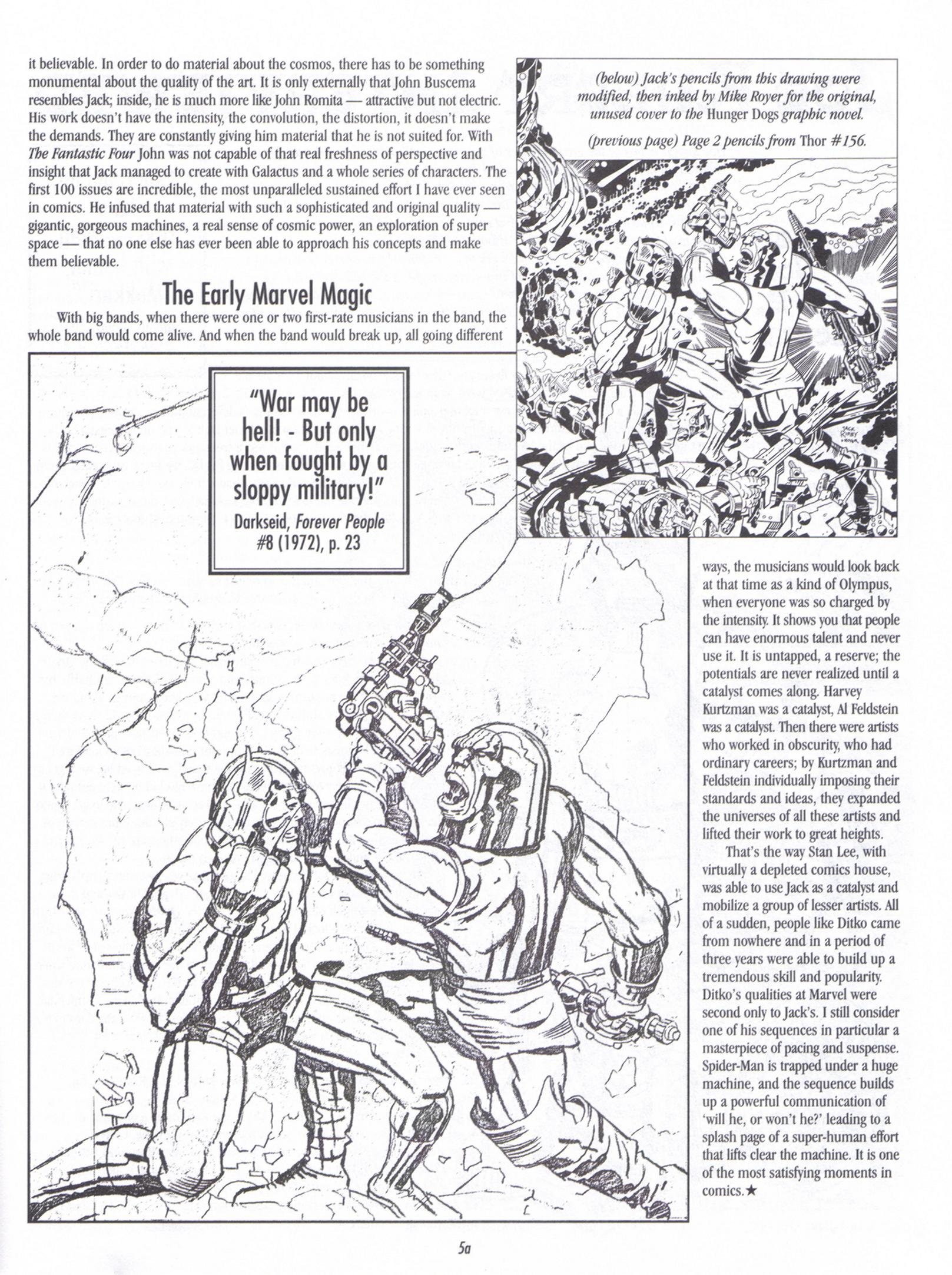 Read online The Jack Kirby Collector comic -  Issue #19 - 5