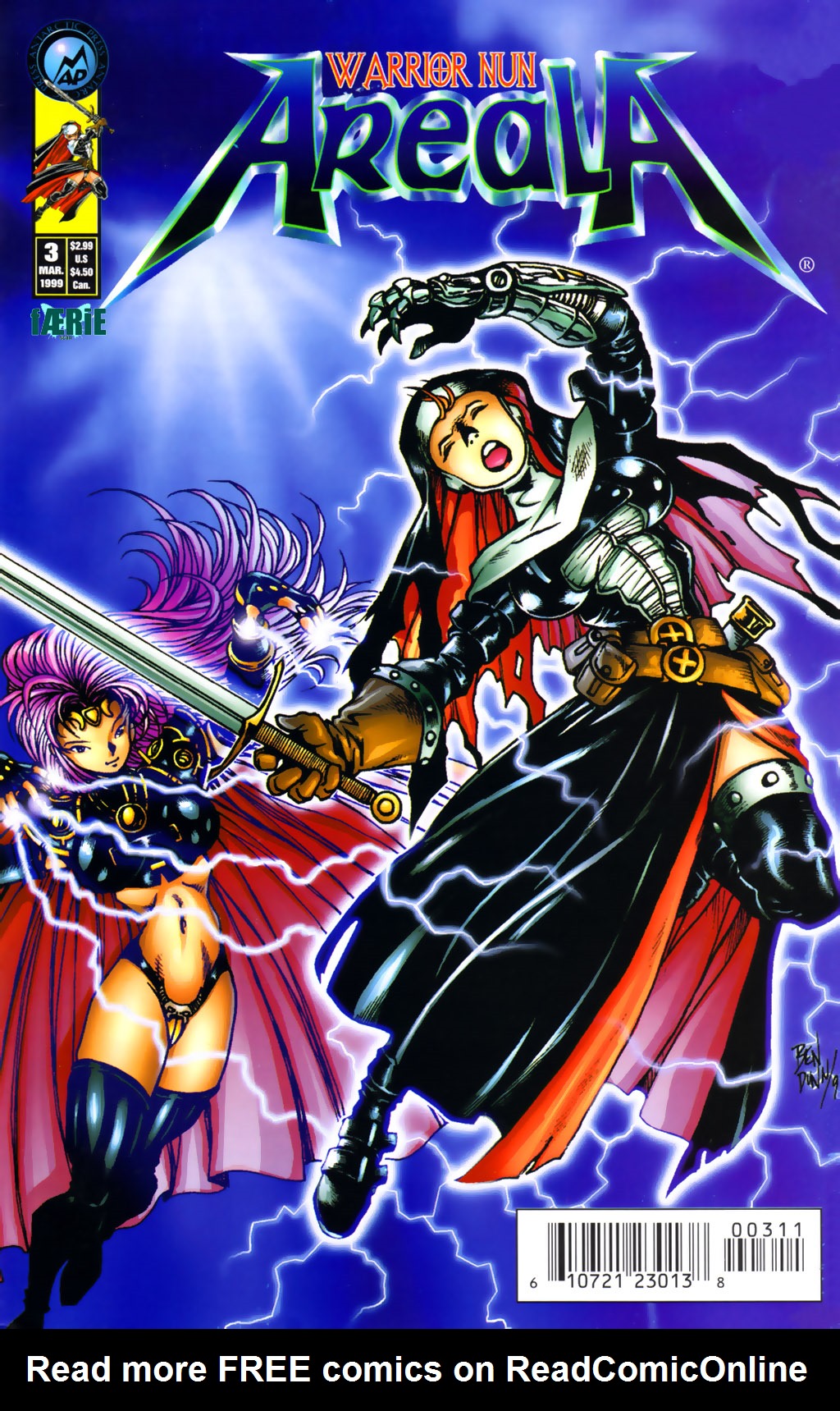Read online Warrior Nun Areala: Resurrection comic -  Issue #3 - 1