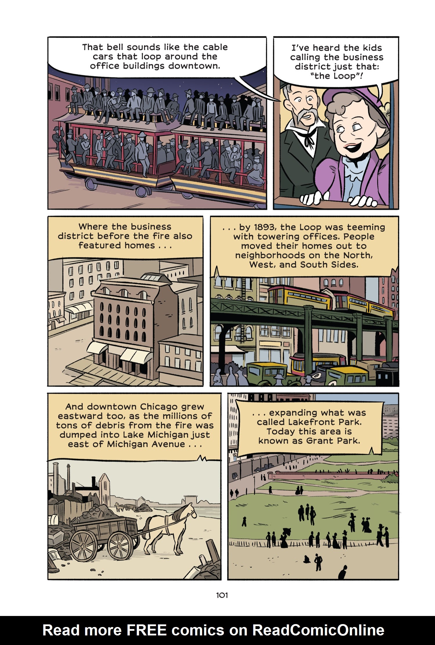Read online History Comics comic -  Issue # The Great Chicago Fire: Rising From the Ashes - 110