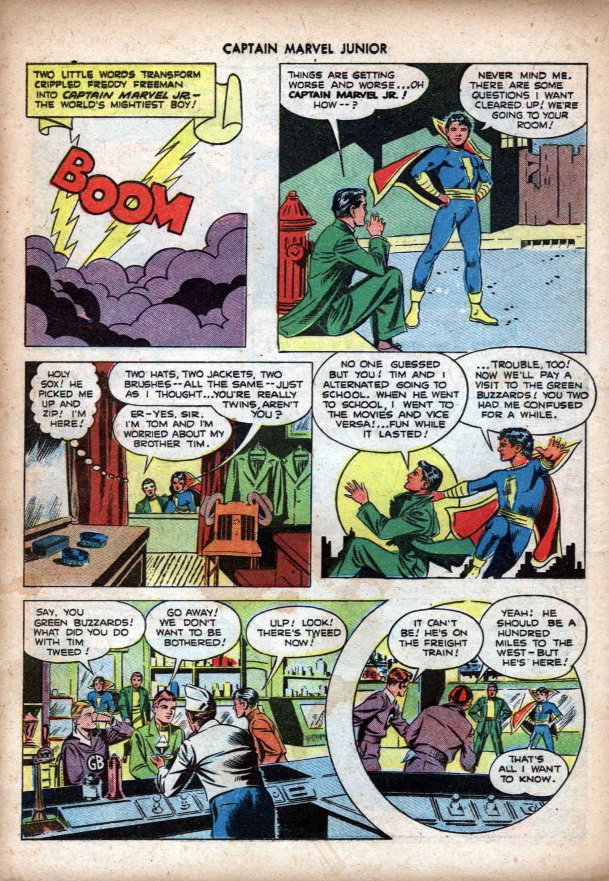 Read online Captain Marvel, Jr. comic -  Issue #27 - 16