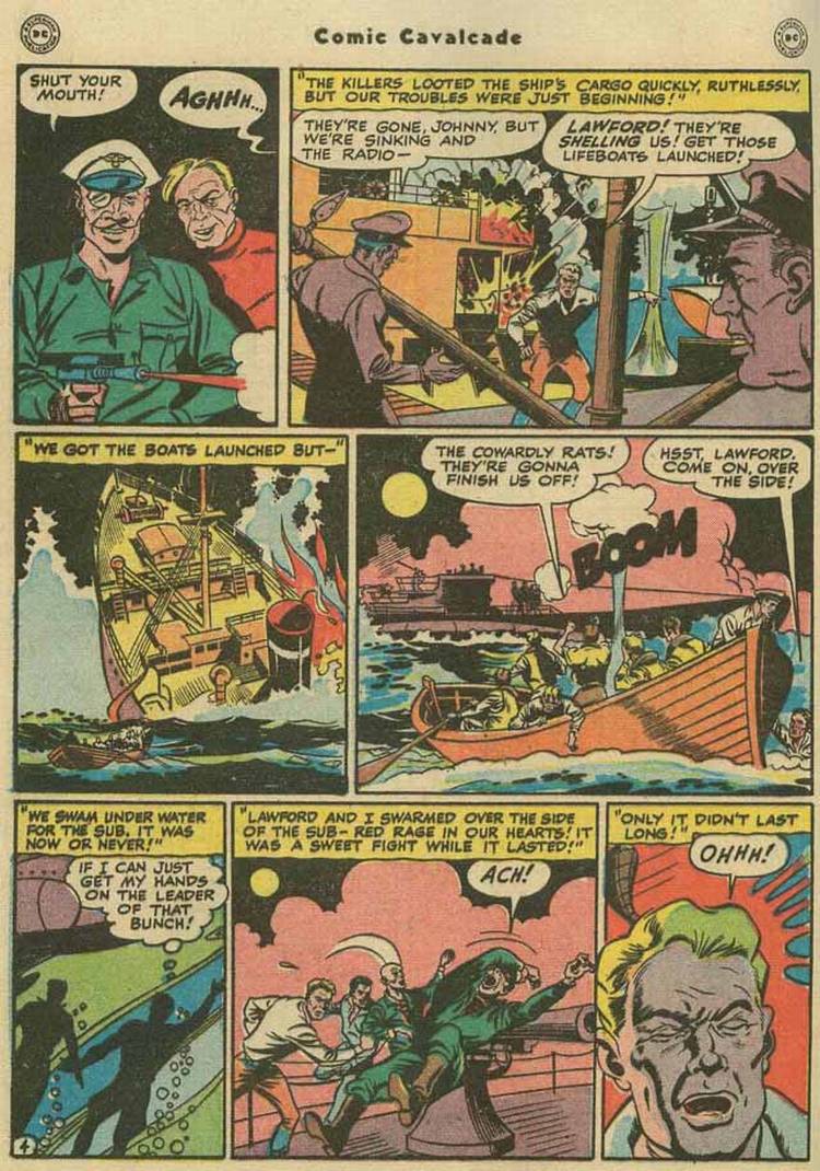 Read online Comic Cavalcade comic -  Issue #29 - 52