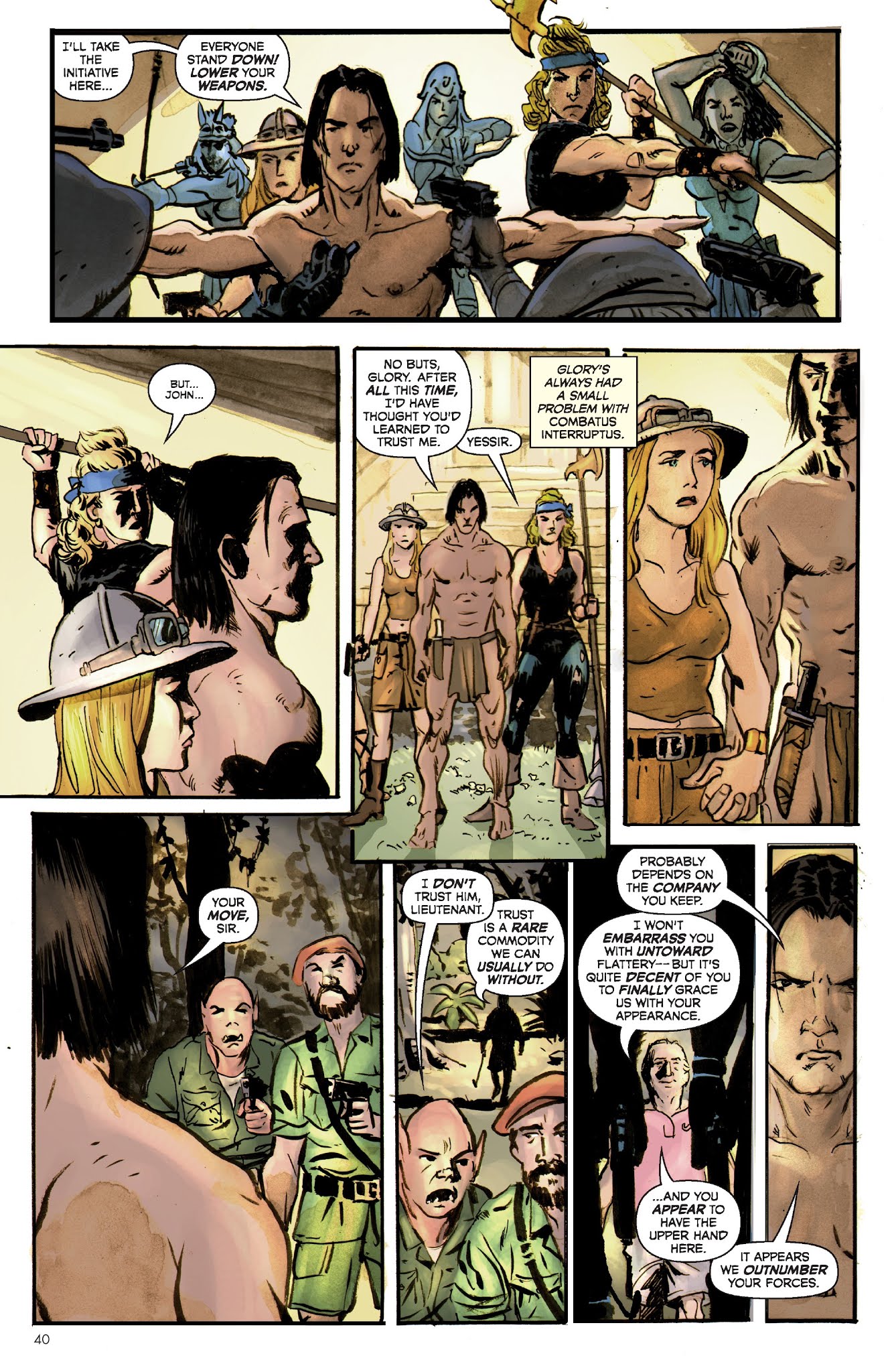 Read online The Once and Future Tarzan comic -  Issue # TPB - 41