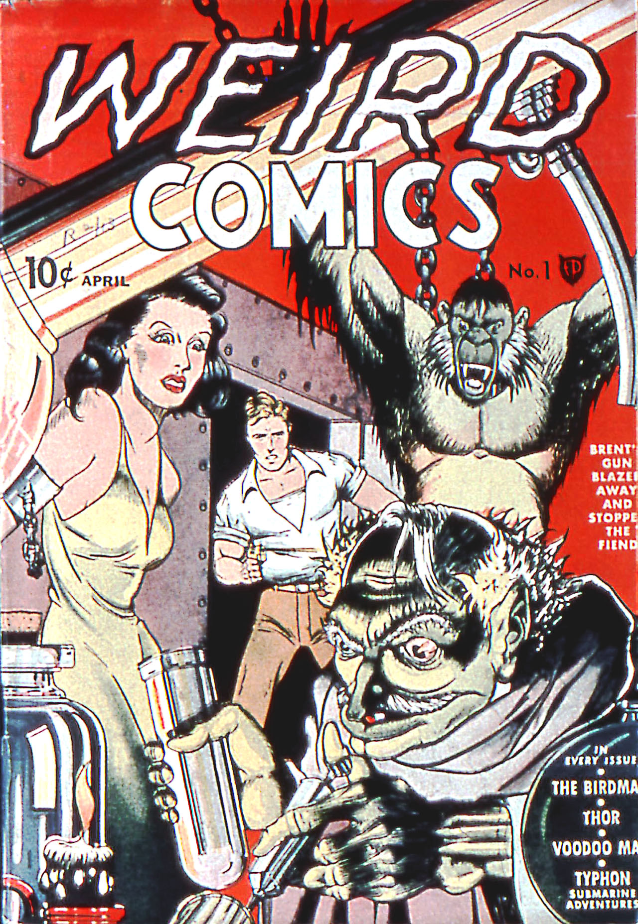 Read online Weird Comics comic -  Issue #1 - 1