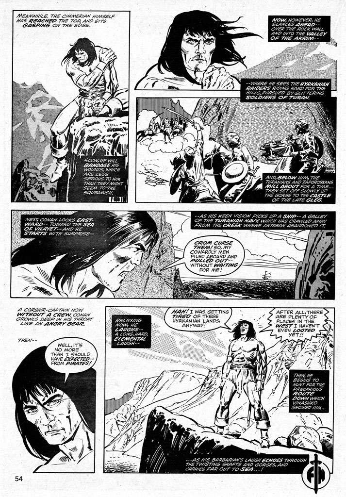 Read online The Savage Sword Of Conan comic -  Issue #38 - 54
