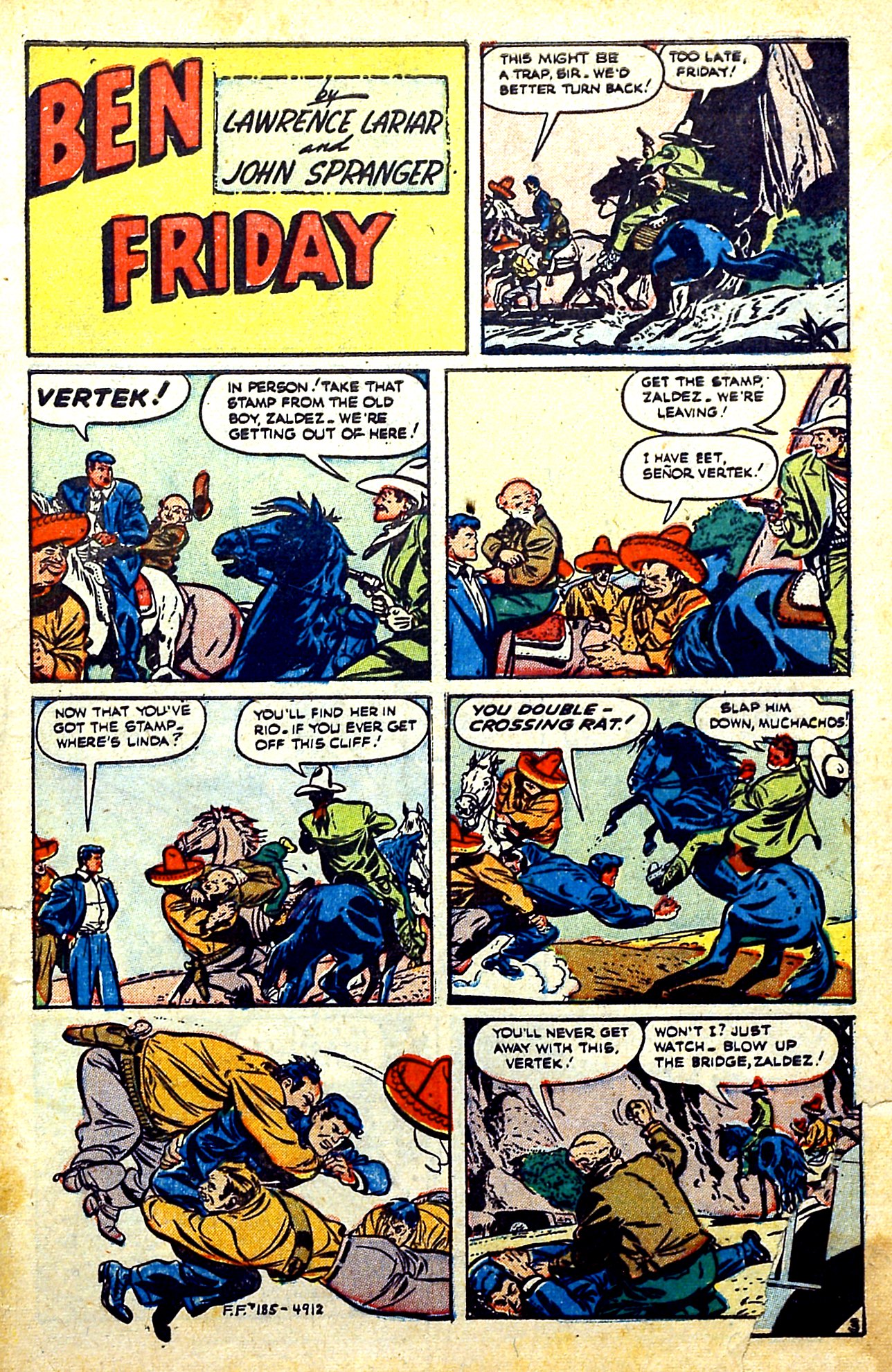 Read online Famous Funnies comic -  Issue #185 - 2