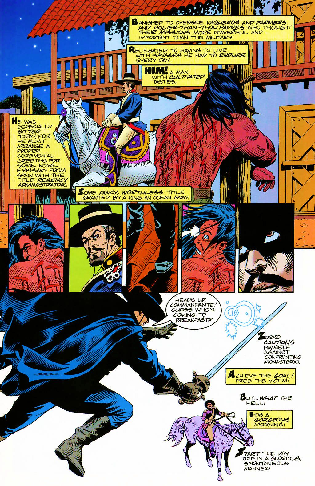 Read online Zorro (1993) comic -  Issue #2 - 8