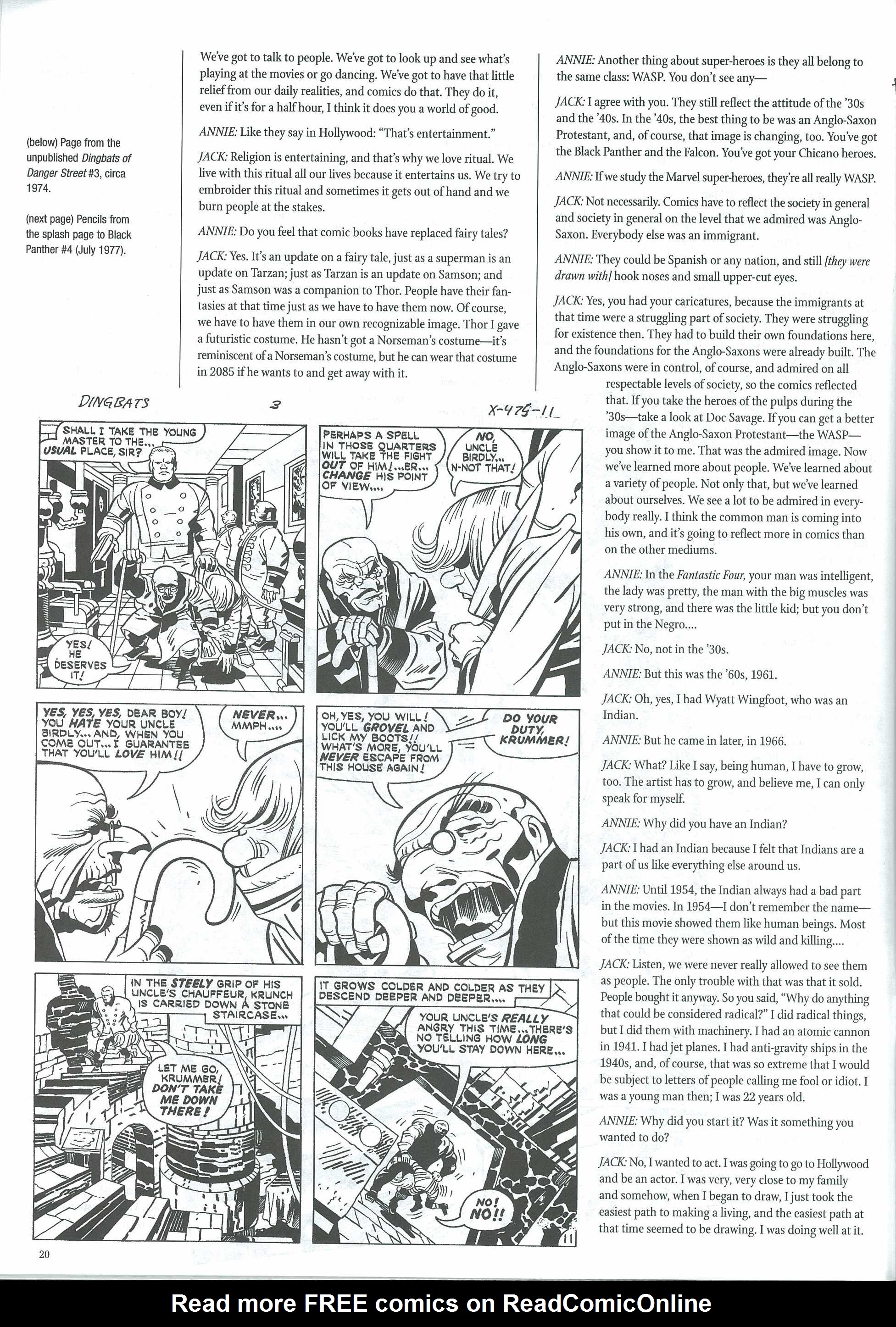 Read online The Jack Kirby Collector comic -  Issue #32 - 22