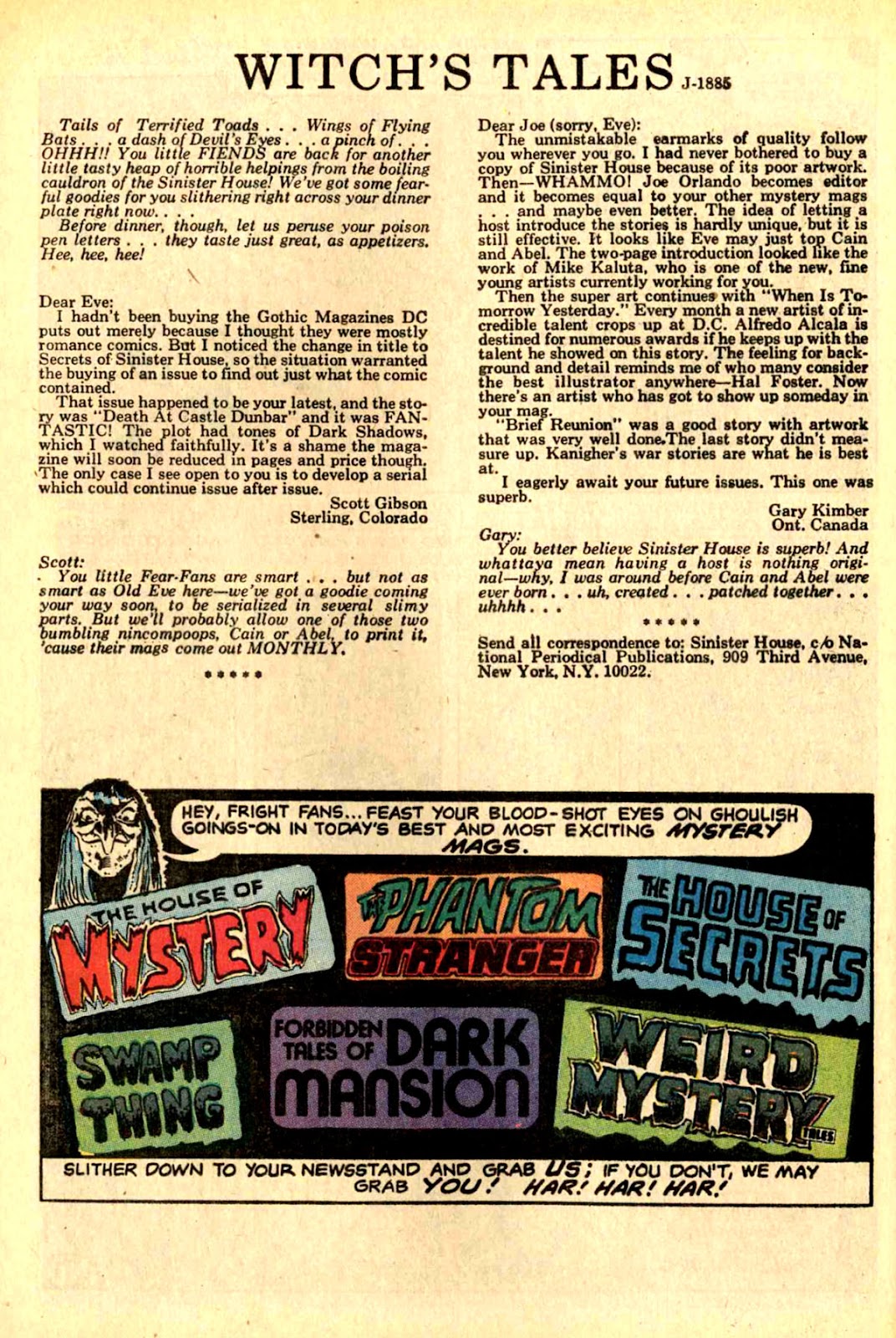 Secrets of Sinister House (1972) issue 8 - Page 32