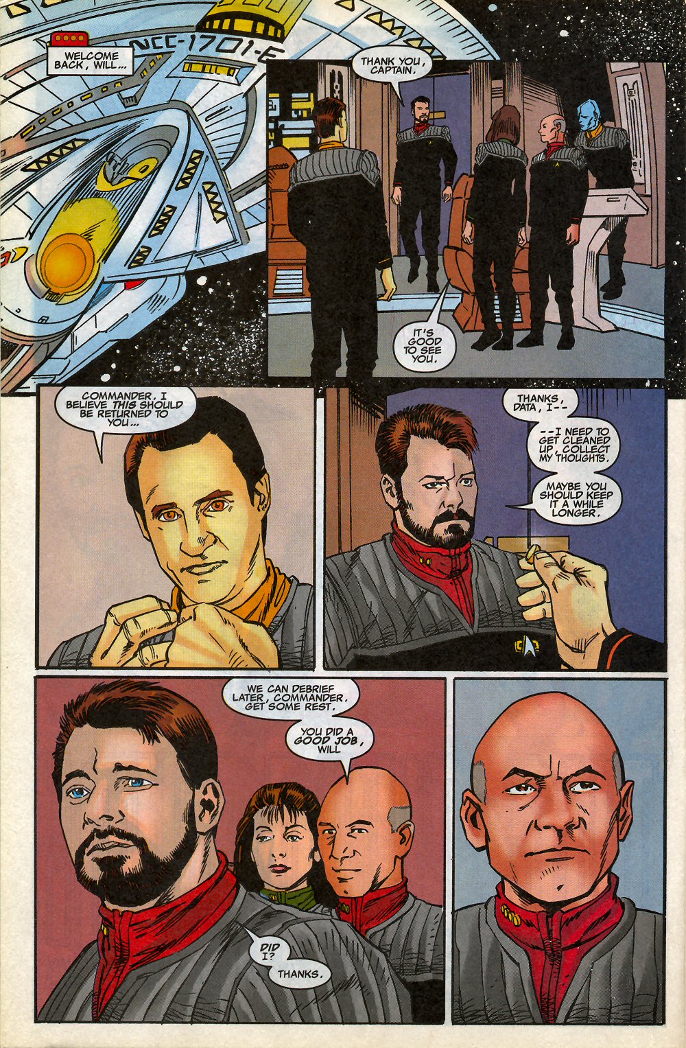 Read online Star Trek: The Next Generation - Riker comic -  Issue # Full - 40