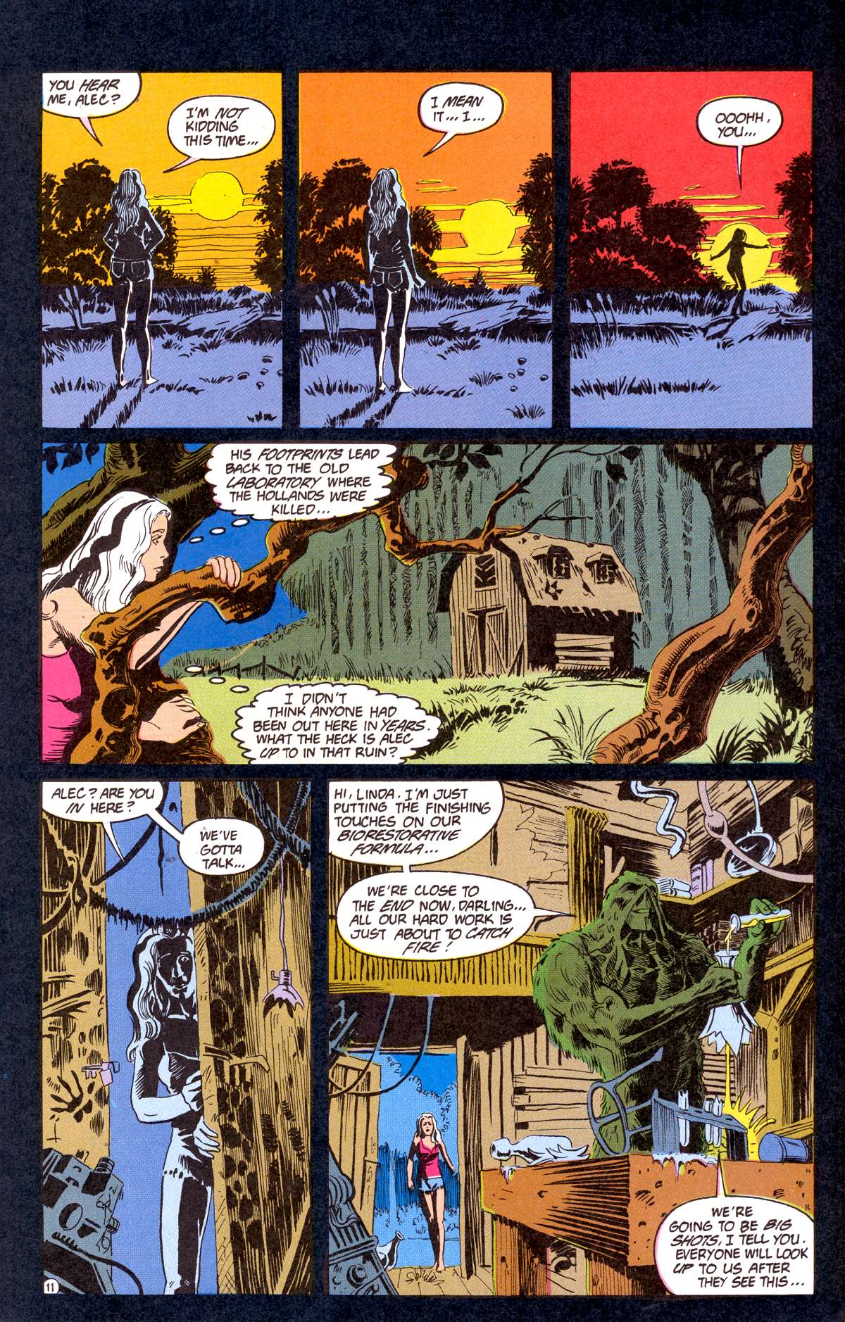 Read online Swamp Thing (1982) comic -  Issue # _Annual 3 - 12