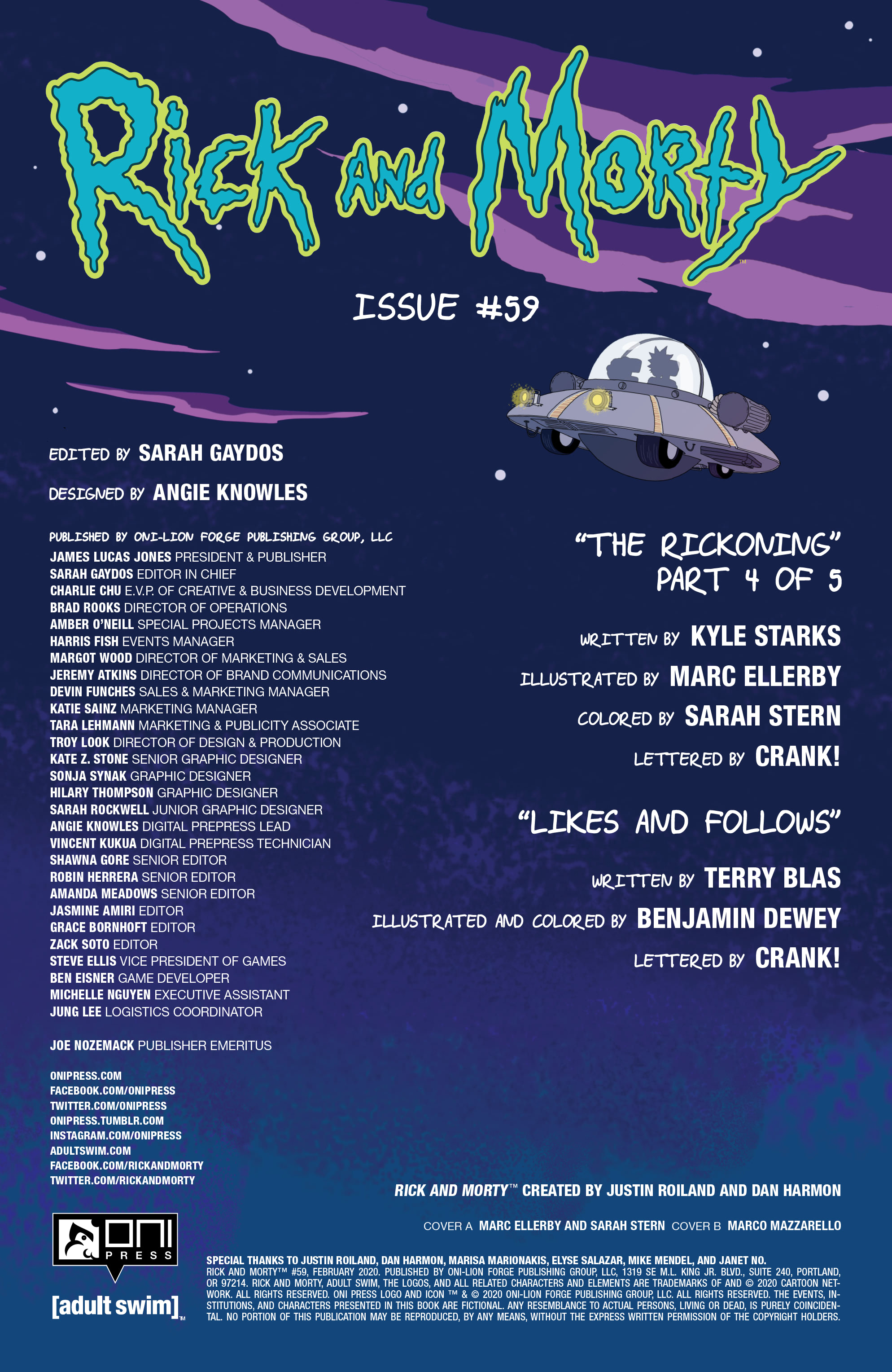 Read online Rick and Morty comic -  Issue #59 - 2