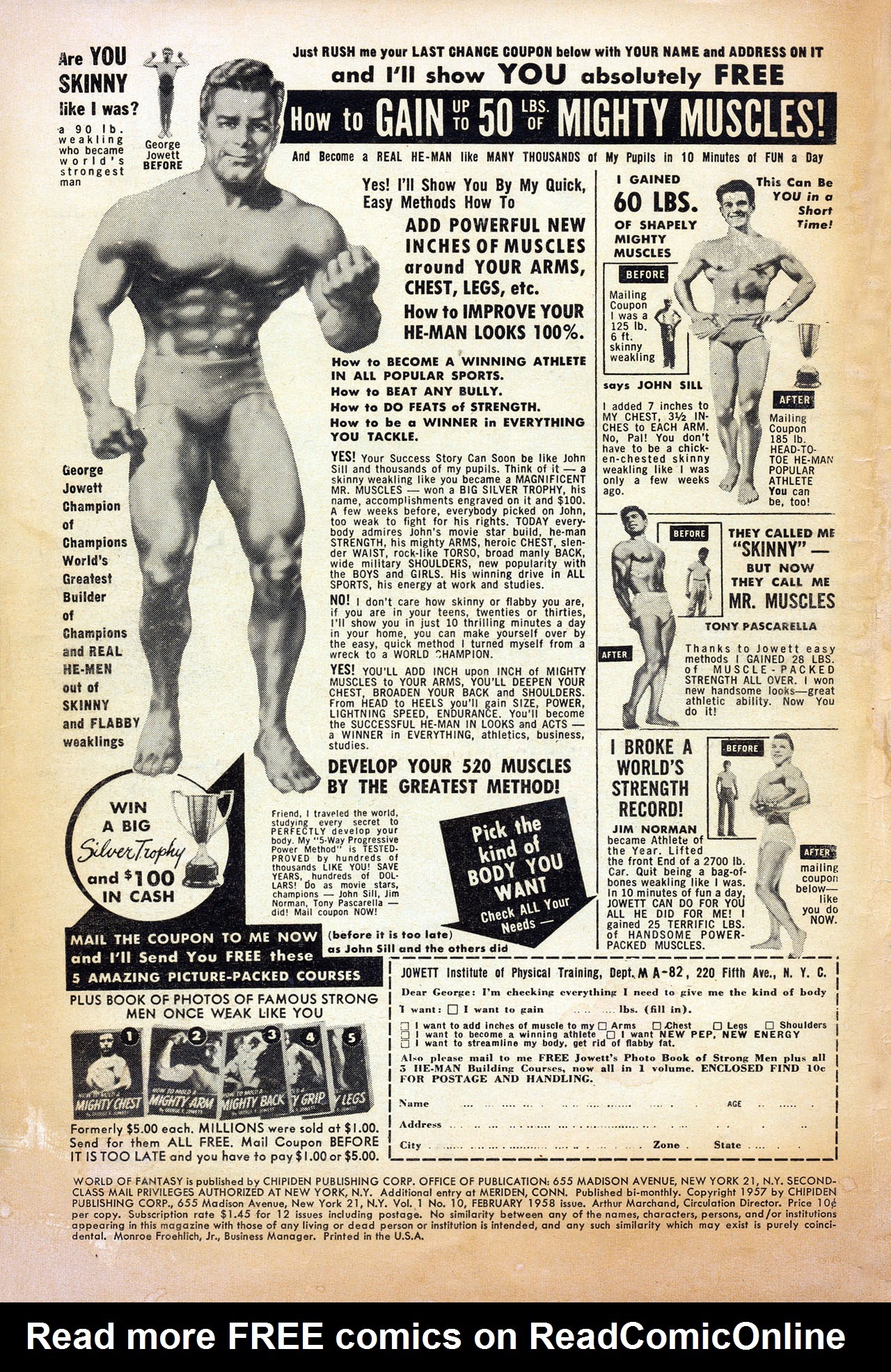 Read online World of Fantasy comic -  Issue #10 - 2