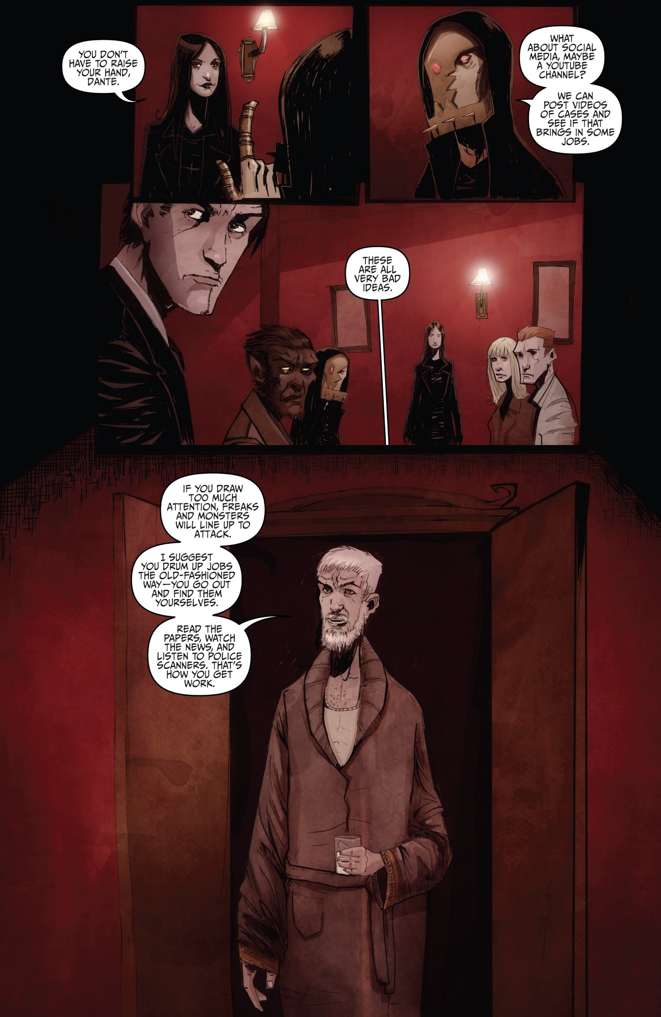 Read online October Faction: Supernatural Dreams comic -  Issue #1 - 6