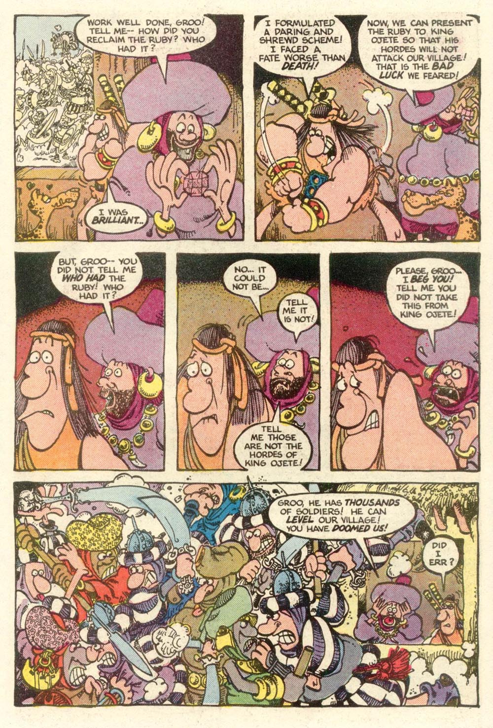 Read online Sergio Aragonés Groo the Wanderer comic -  Issue #6 - 22