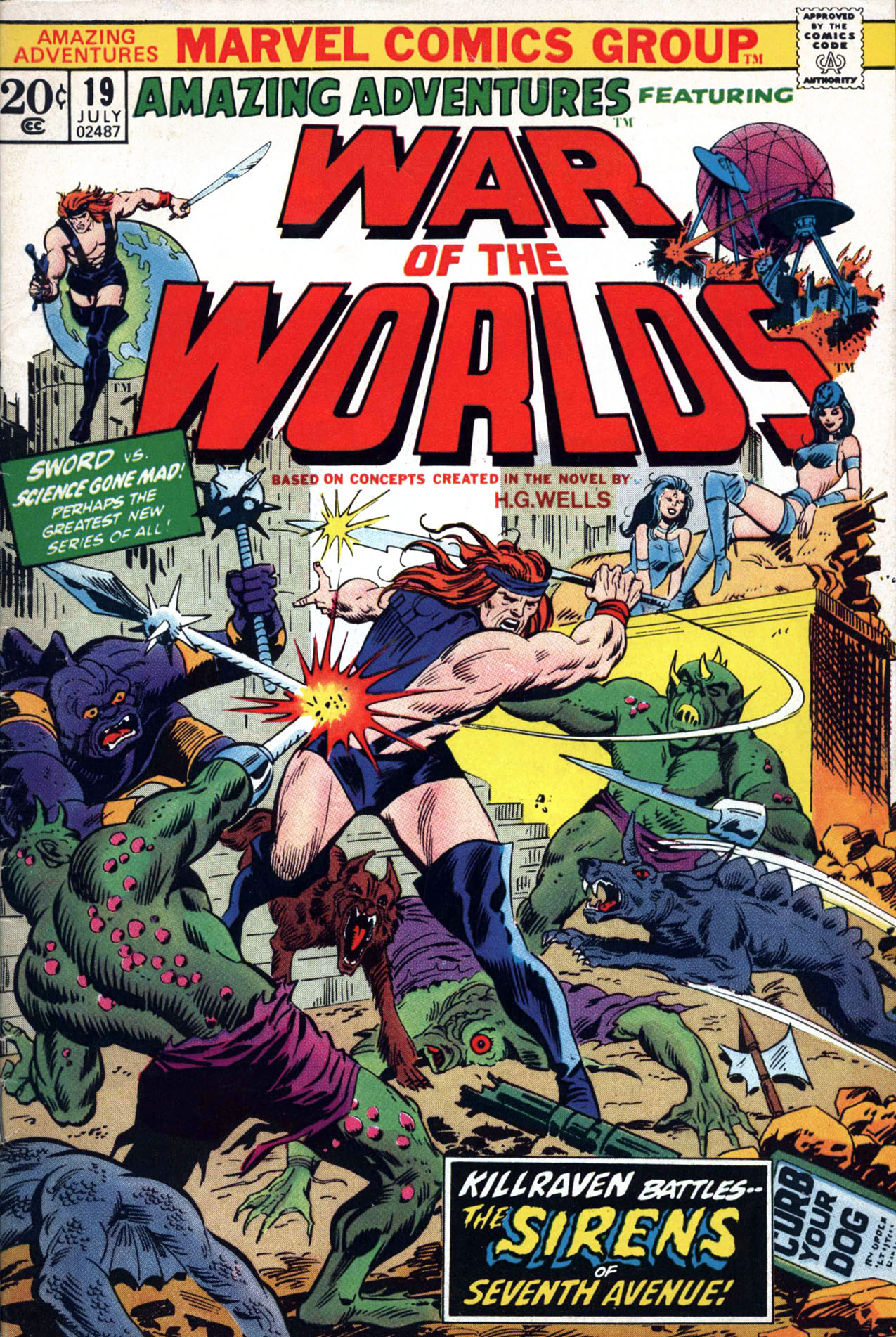 Read online Amazing Adventures (1970) comic -  Issue #19 - 1