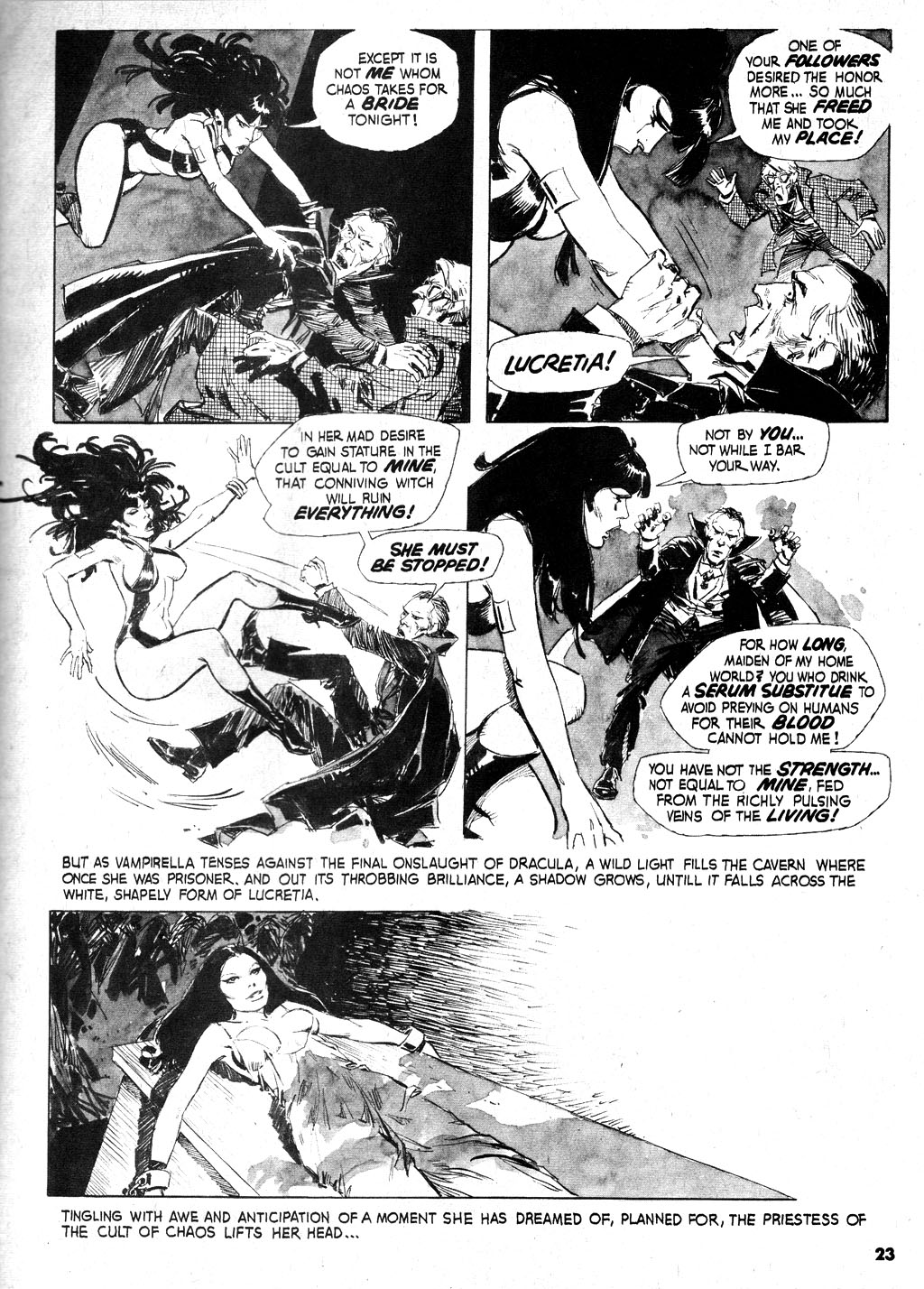 Read online Vampirella (1969) comic -  Issue #16 - 23