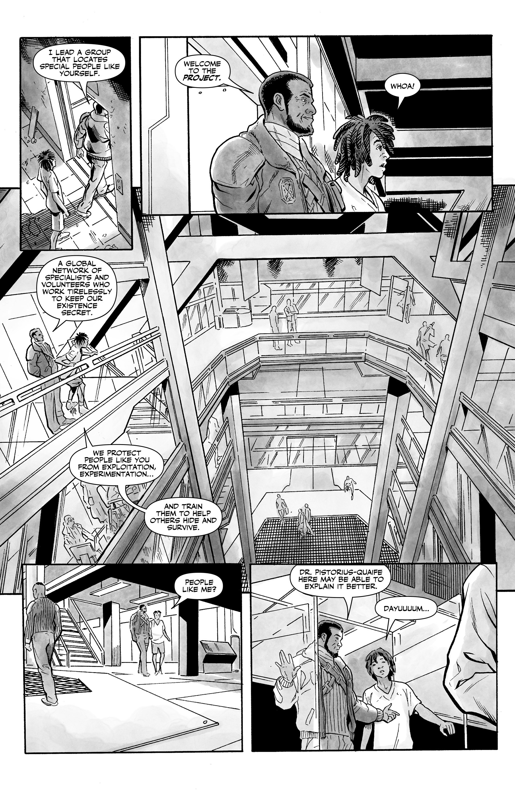 Read online Black comic -  Issue #1 - 19