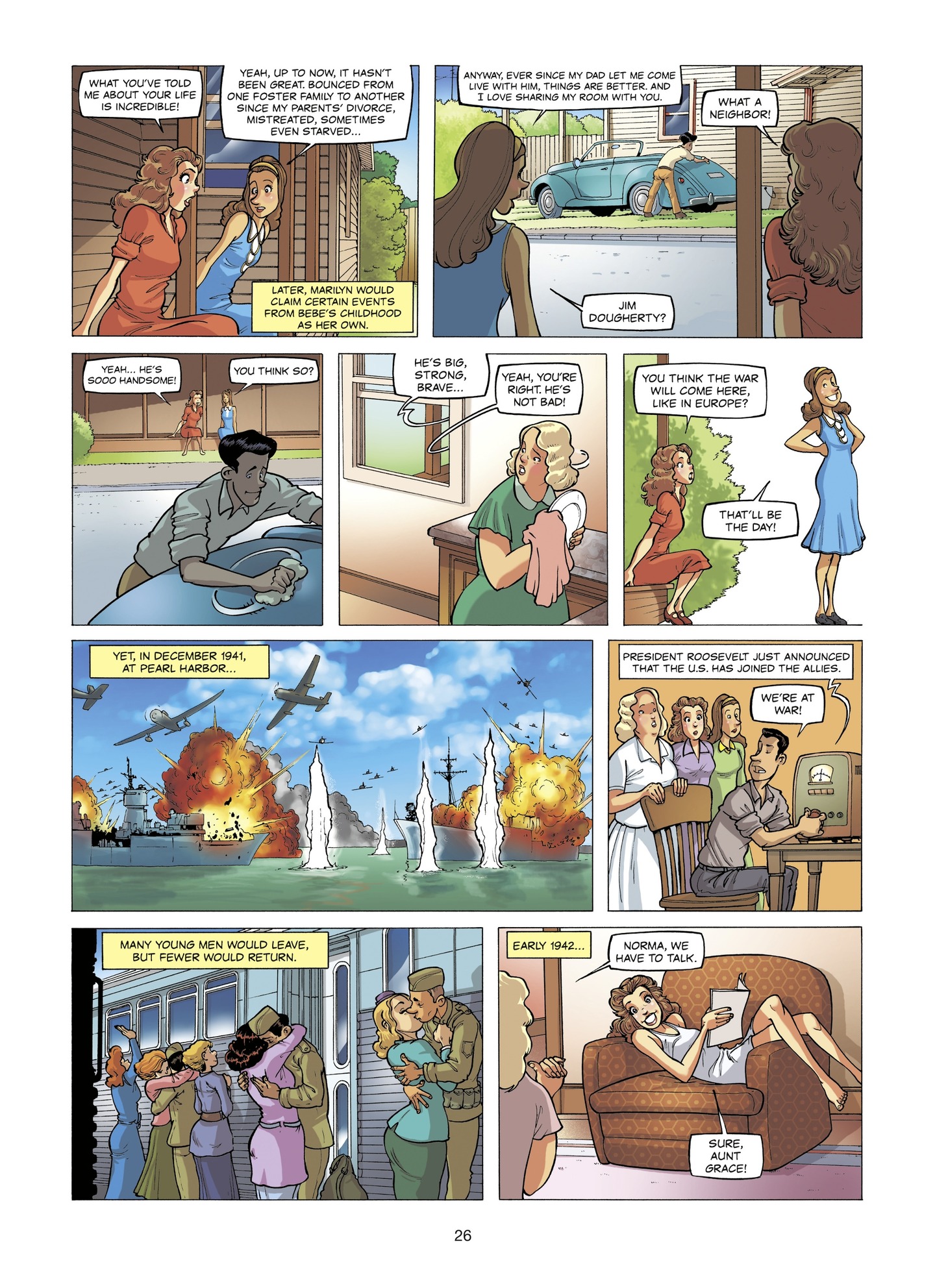 Read online The Stars of History: Marilyn Monroe comic -  Issue # TPB - 26