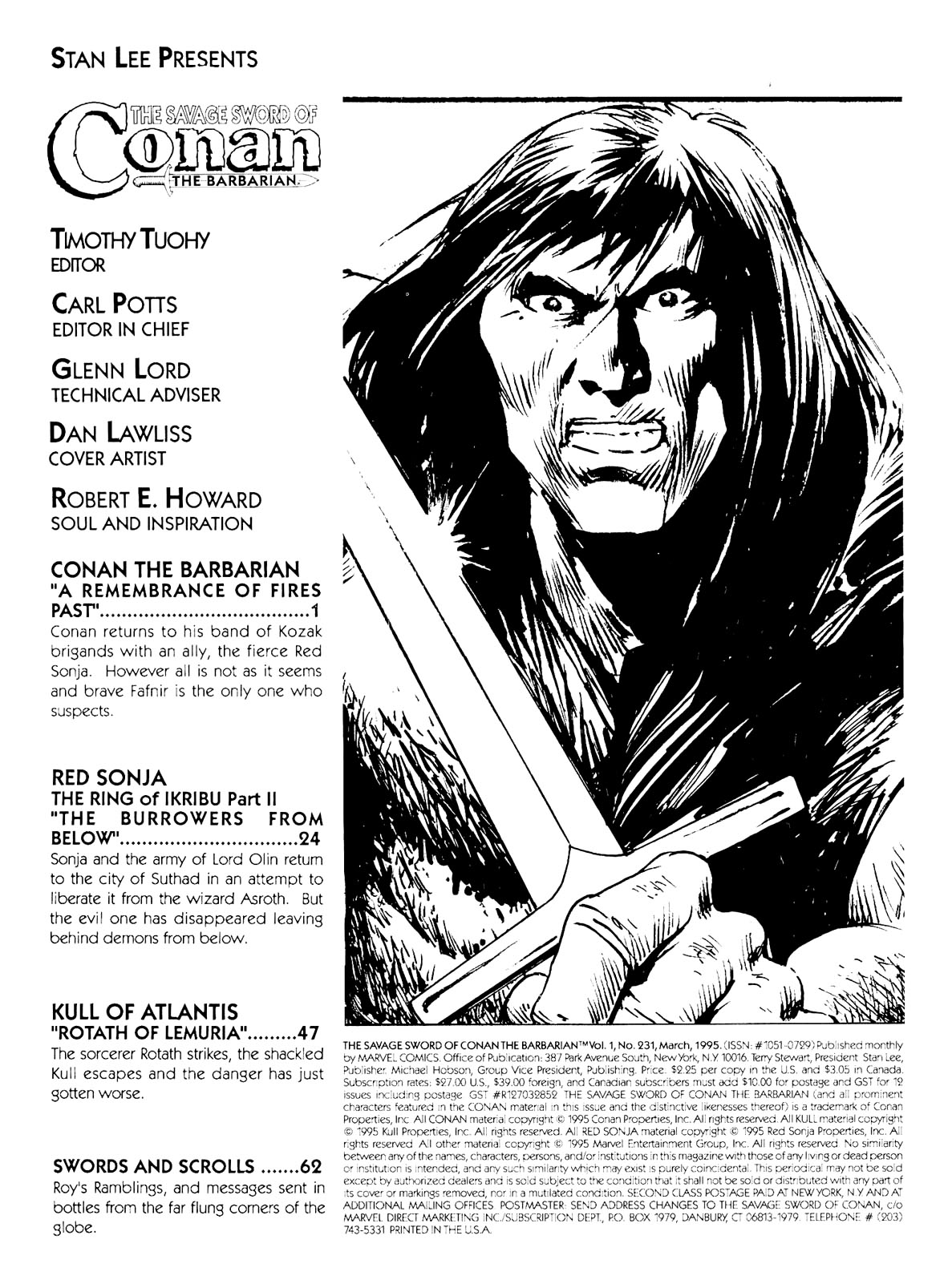 Read online The Savage Sword Of Conan comic -  Issue #231 - 2