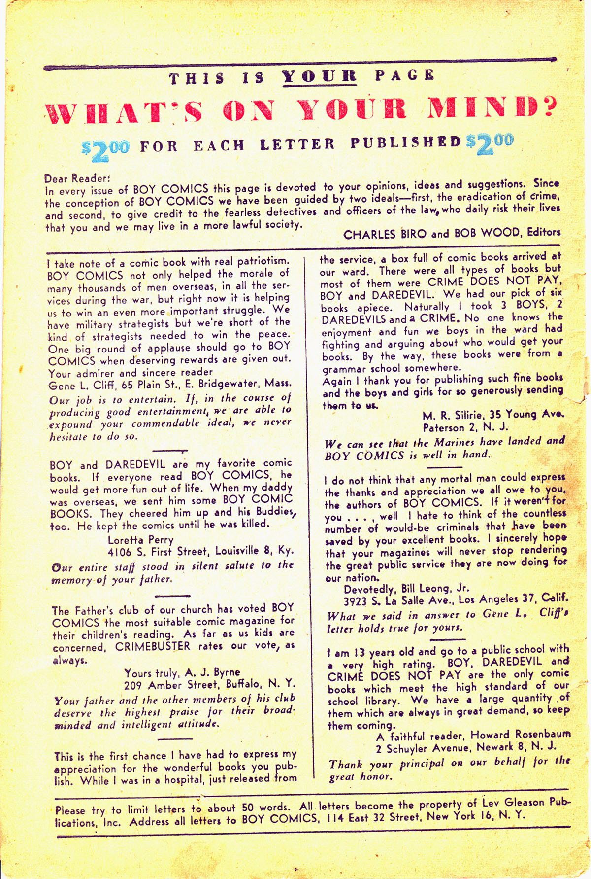 Read online Boy Comics comic -  Issue #37 - 48