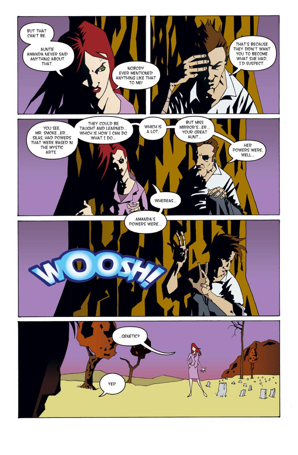 Read online Smoke & Mirror comic -  Issue #6 - 9