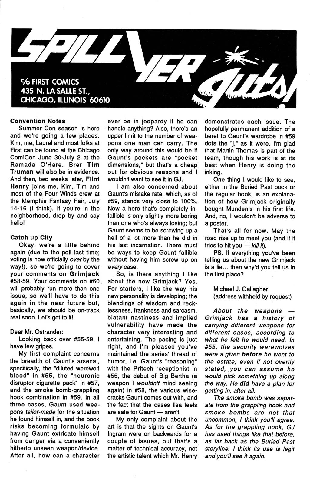 Read online Grimjack comic -  Issue #63 - 32