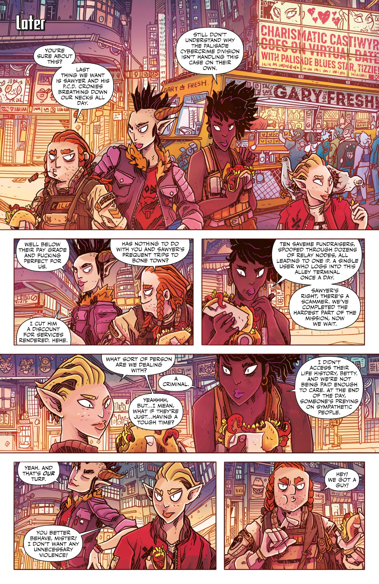 Read online Rat Queens Special: Neon Static comic -  Issue # Full - 14