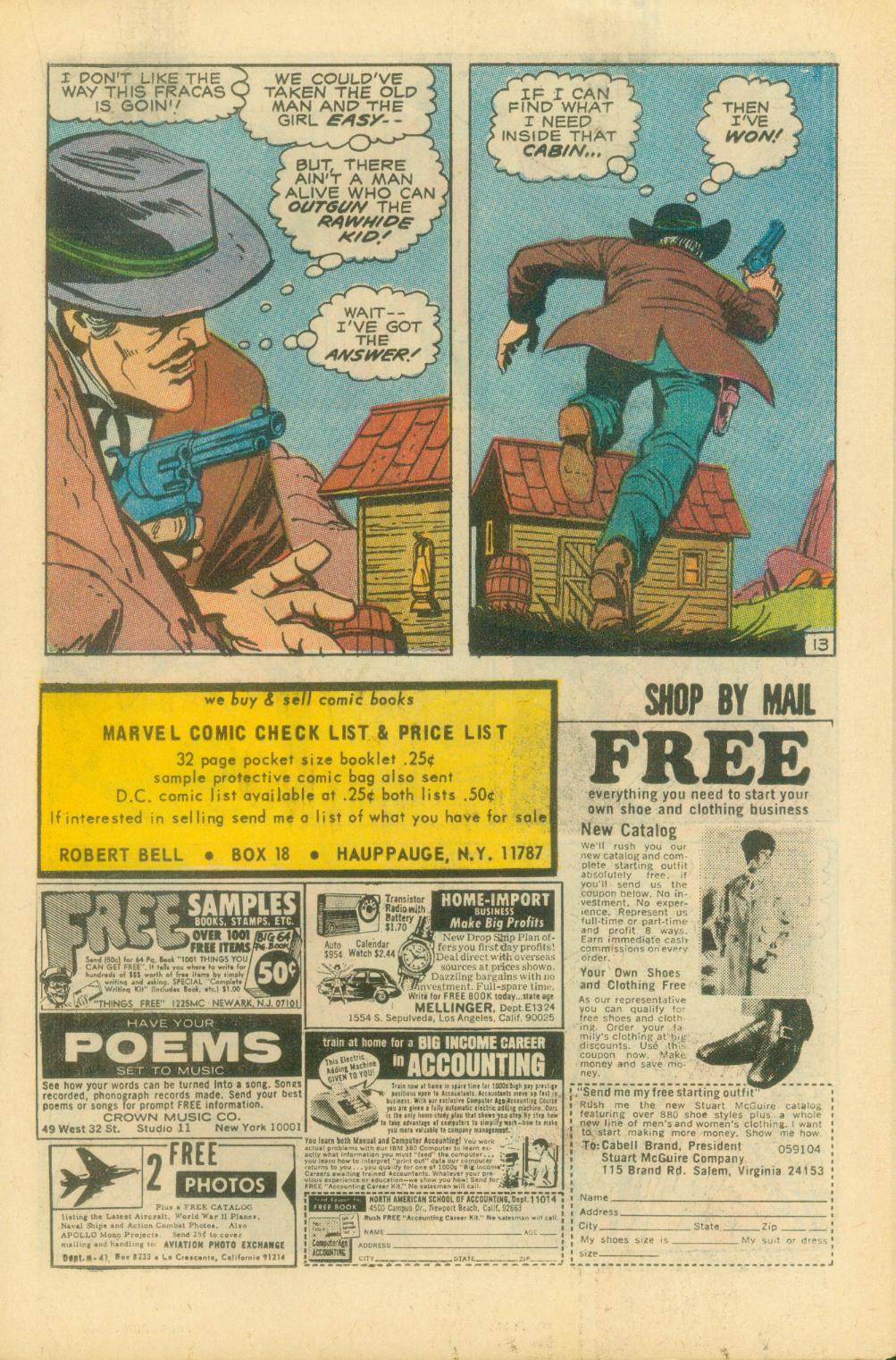 Read online The Rawhide Kid comic -  Issue #87 - 20